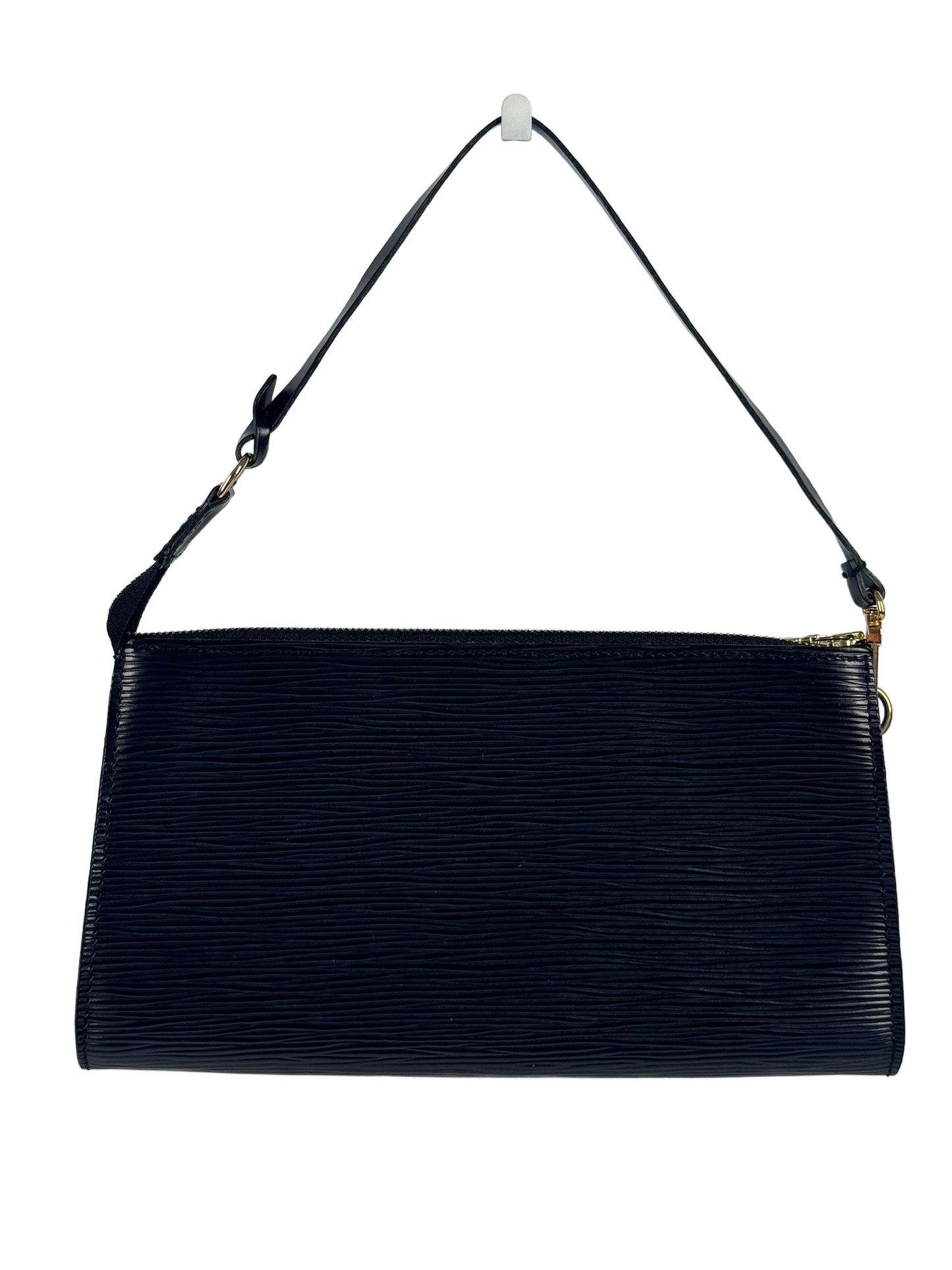 Louis Vuitton Vintage 1999 Black Epi Leather Pochette Accessoires 24 Bag