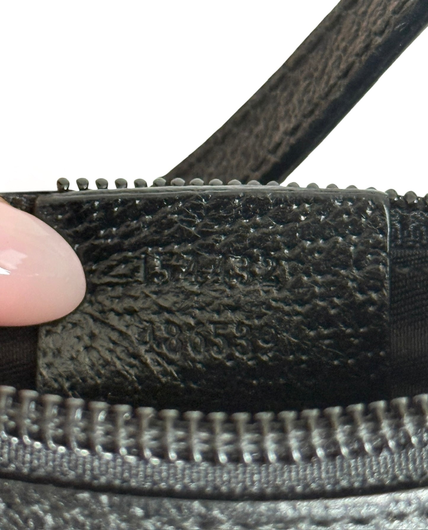 Gucci Vintage Black GG Monogram Mini Charmy Shoulder Pochette Bag