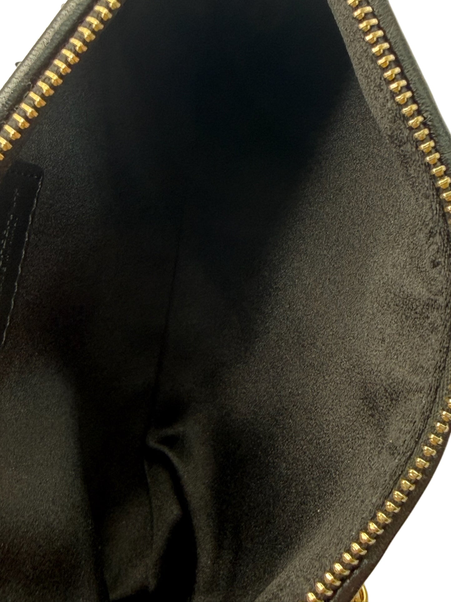 Dolce & Gabbana Vintage Bronze Sequin Gold Chain Small Pochette Shoulder Bag