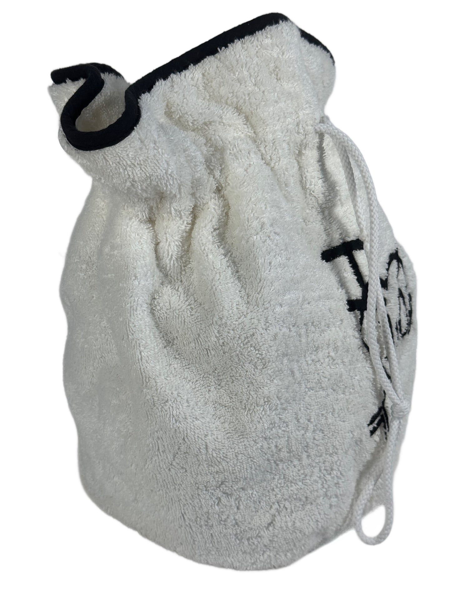 Dior Vintage 00s I <3 Dior Terrycloth Drawstring Bucket Bag