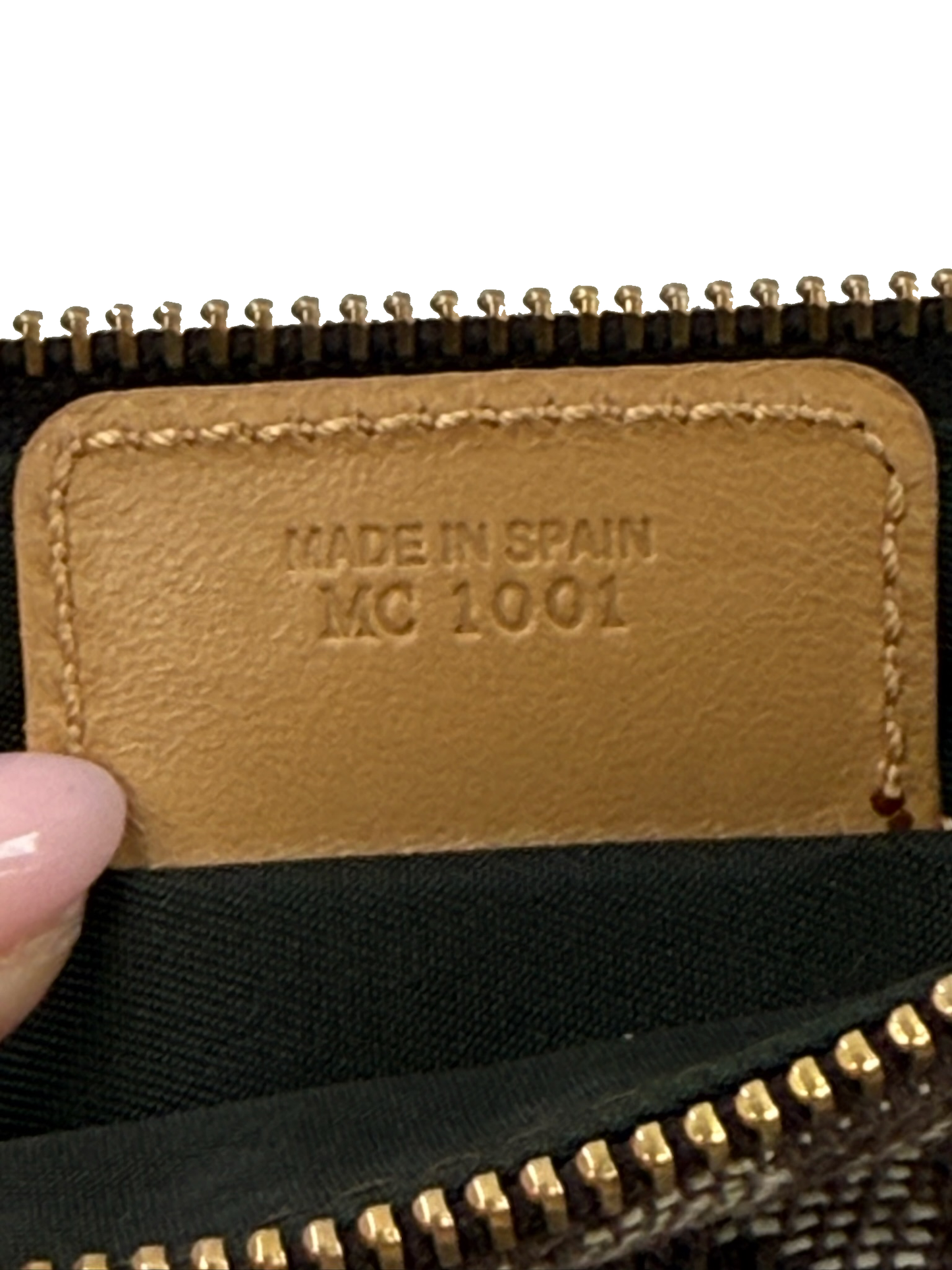 Dior Vintage 2001 Brown Trotter Monogram Mini Saddle Pochette Shoulder Bag