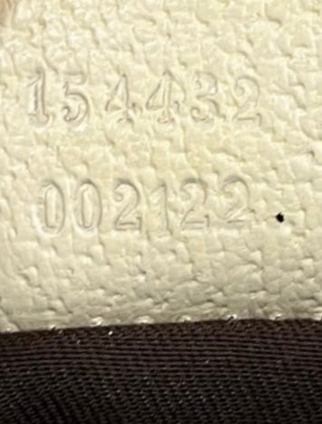 Gucci Vintage Brown GG Monogram Ivory Leather Trim Mini Charmy Shoulder Pochette Bag