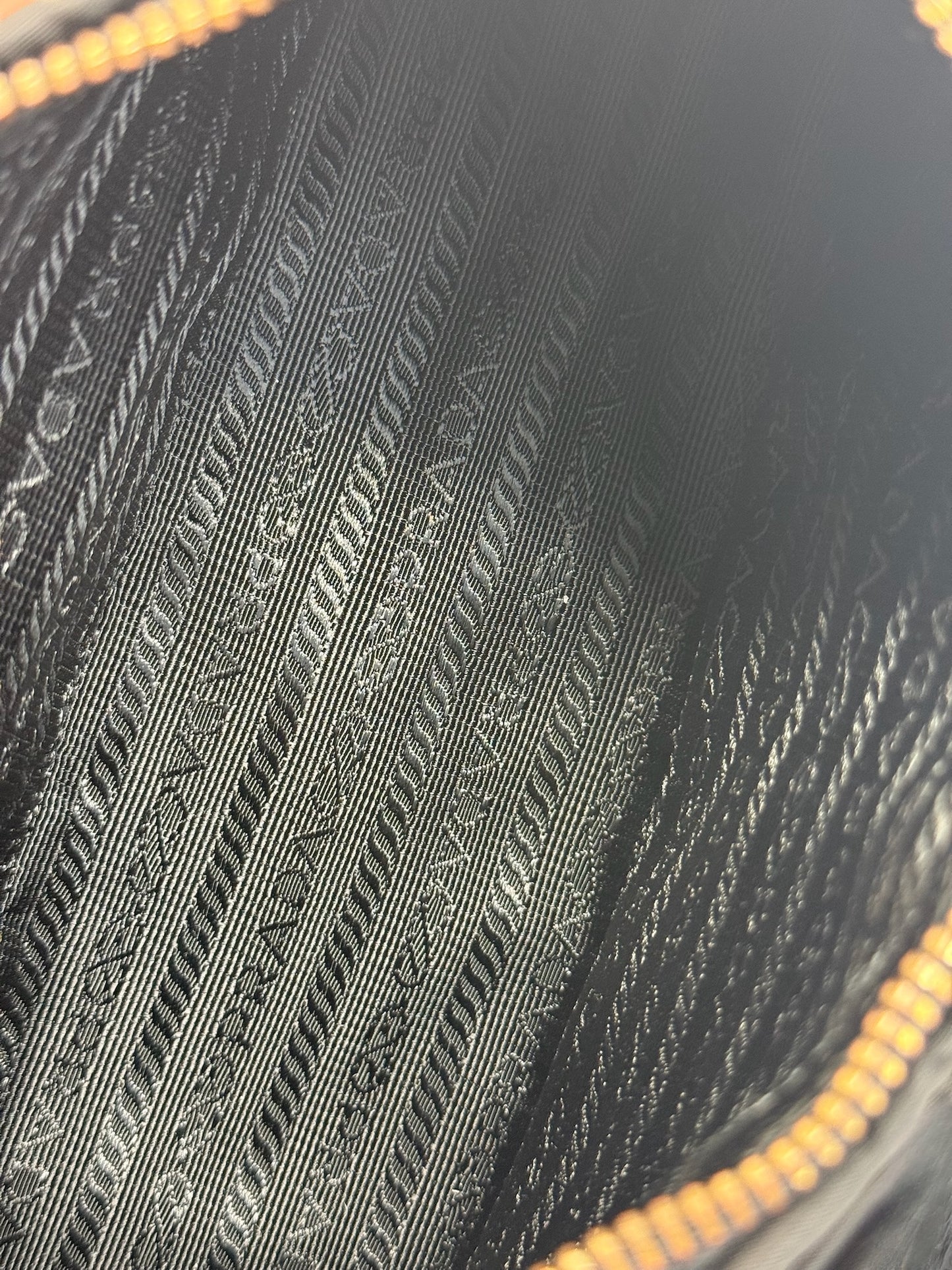 Prada Vintage Black Nylon Bow Mini Shoulder Bag