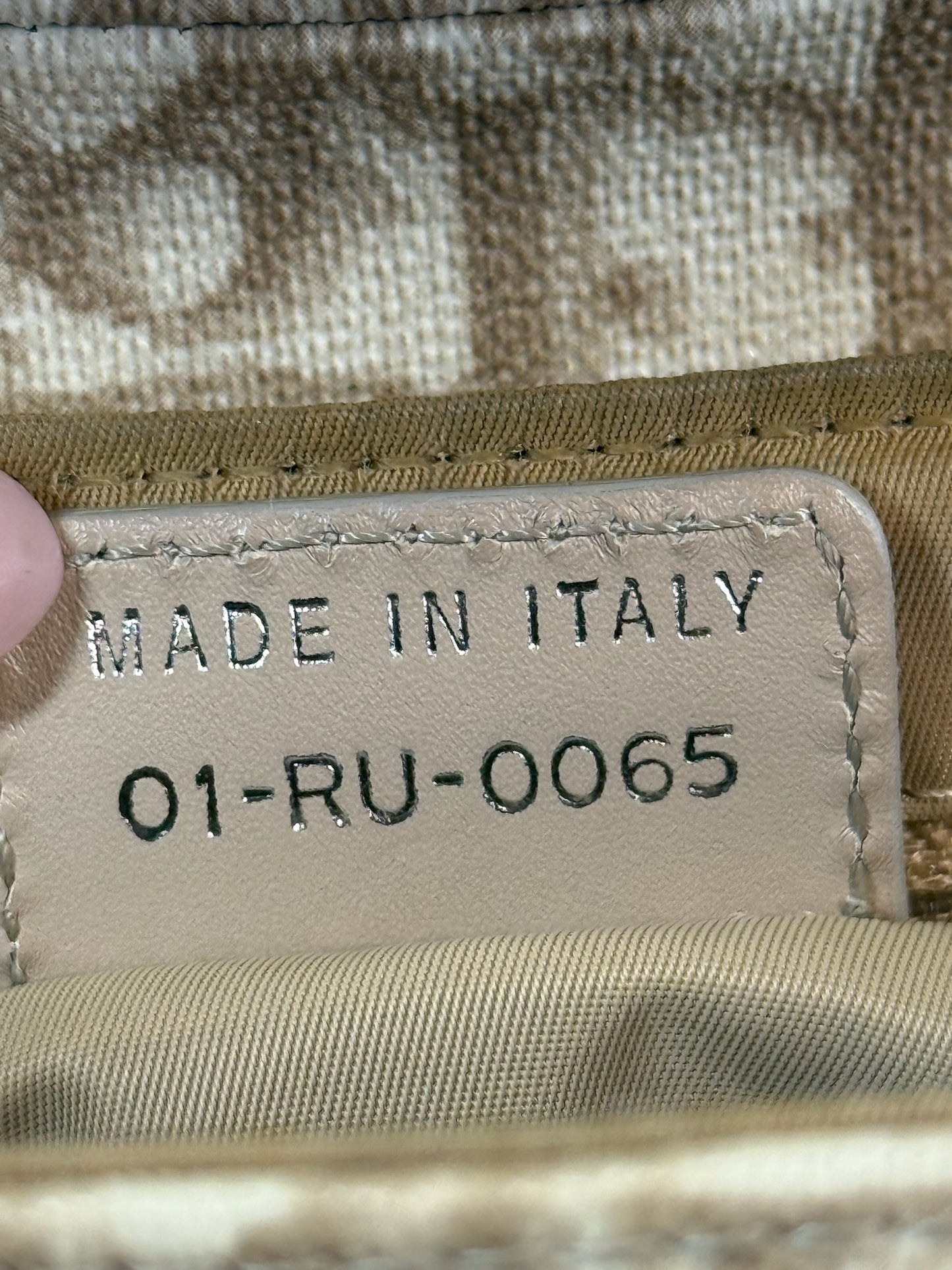 Dior Vintage 2005 Beige Diorissimo Monogram Canvas Mini Romantique Velvet Bow Top Handle bag