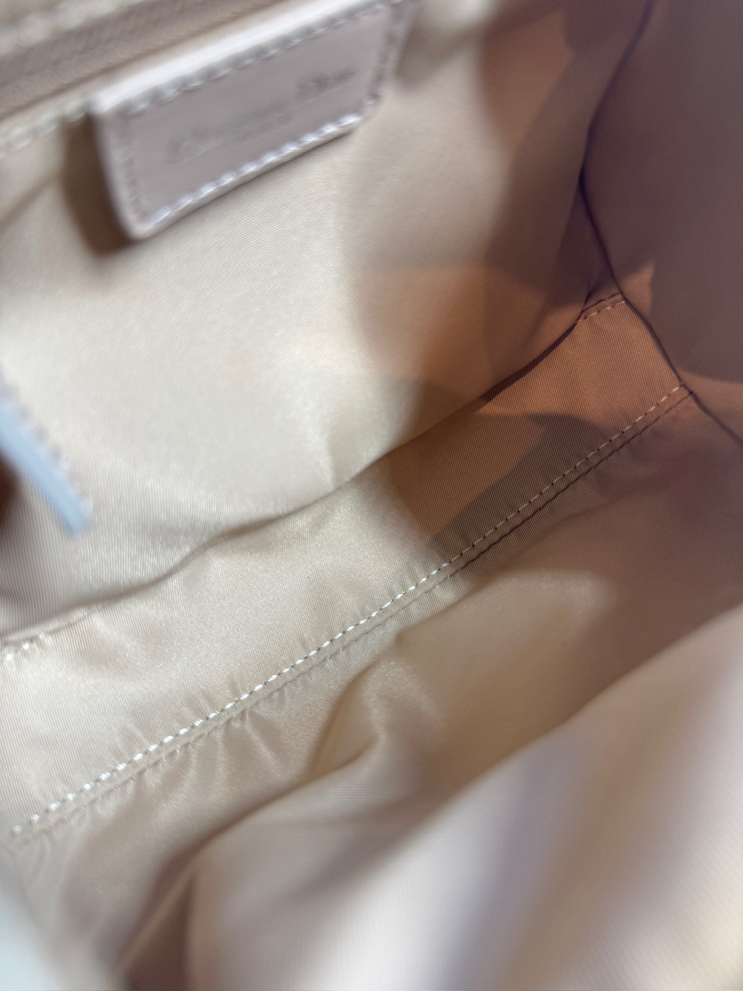 Dior Vintage 2005 Beige Diorissimo Monogram Canvas Mini Romantique Velvet Bow Top Handle bag