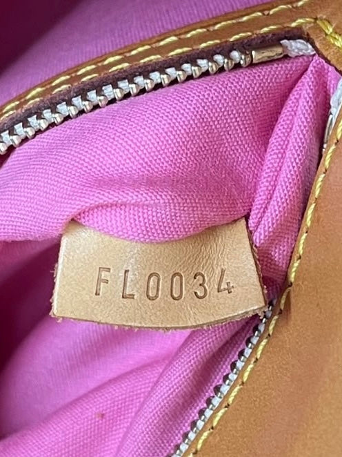 Louis Vuitton Vintage 2004 Pink Mini Lin Monogram Kathleen Shoulder Bag