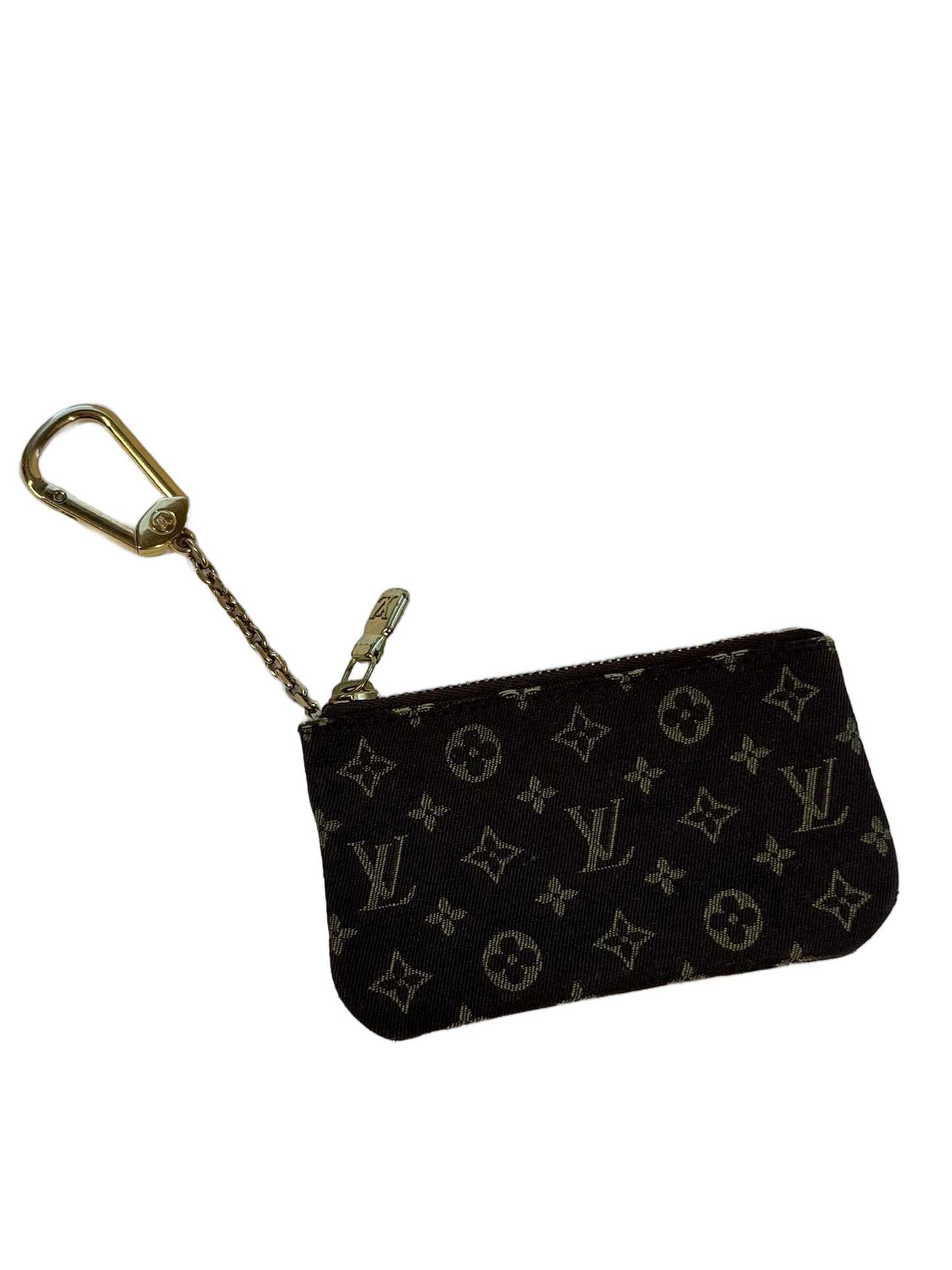 Louis Vuitton Vintage 2007 Mini Lin Monogram Key Cles Chain Pouch