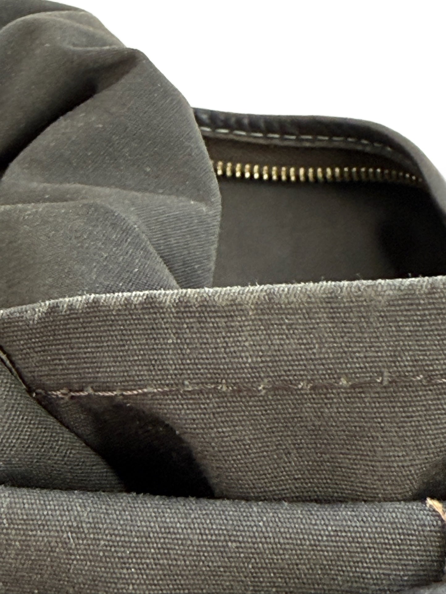 Louis Vuitton Vintage Brown Mini Lin Monogram Manon Hobo Shoulder Bag