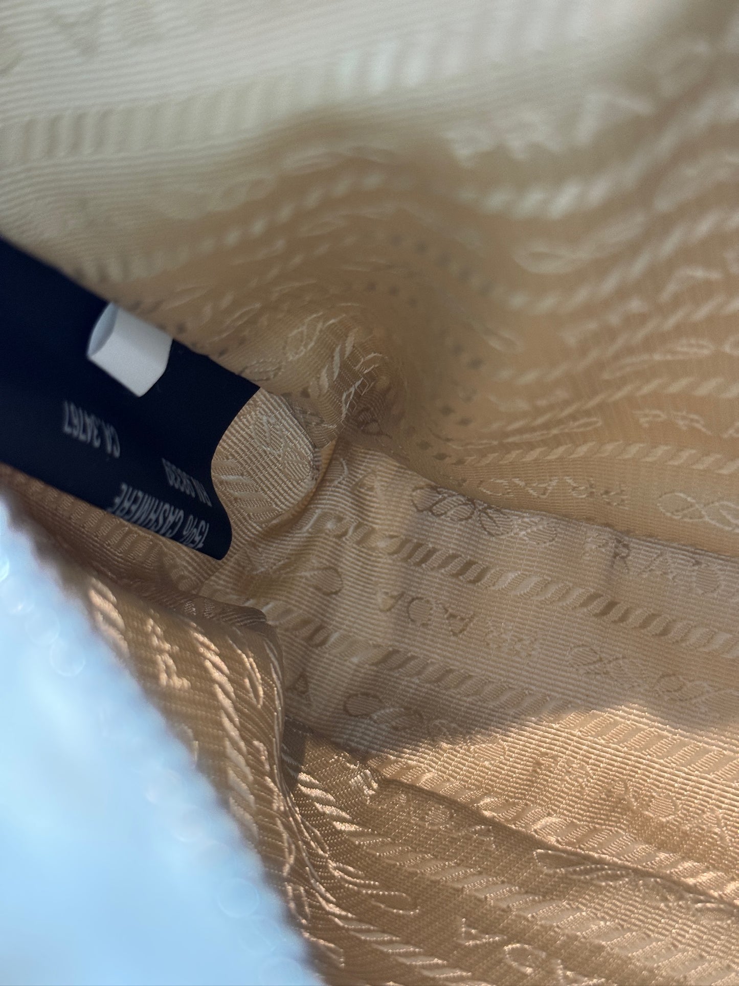 Prada Ivory Sherpa Re-Edition Small Shoulder Bag