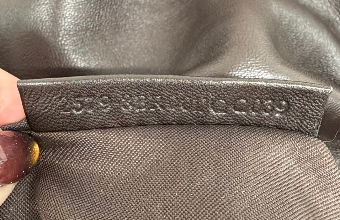 Fendi Vintage Brown Rabbit Fur Python Trim Mamma Baguette Shoulder Bag