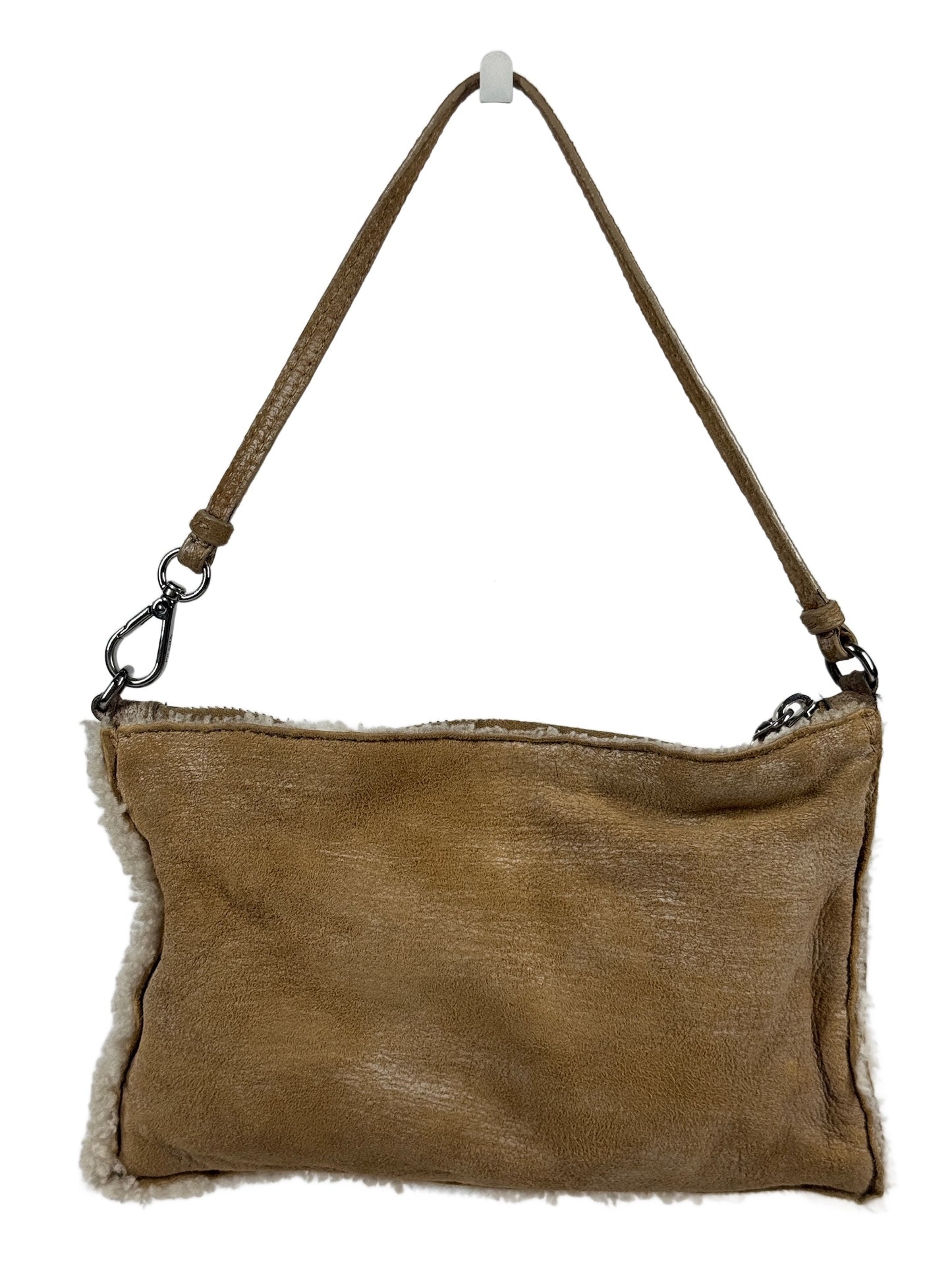 Prada Vintage Beige Sherpa Mini Pochette Bag