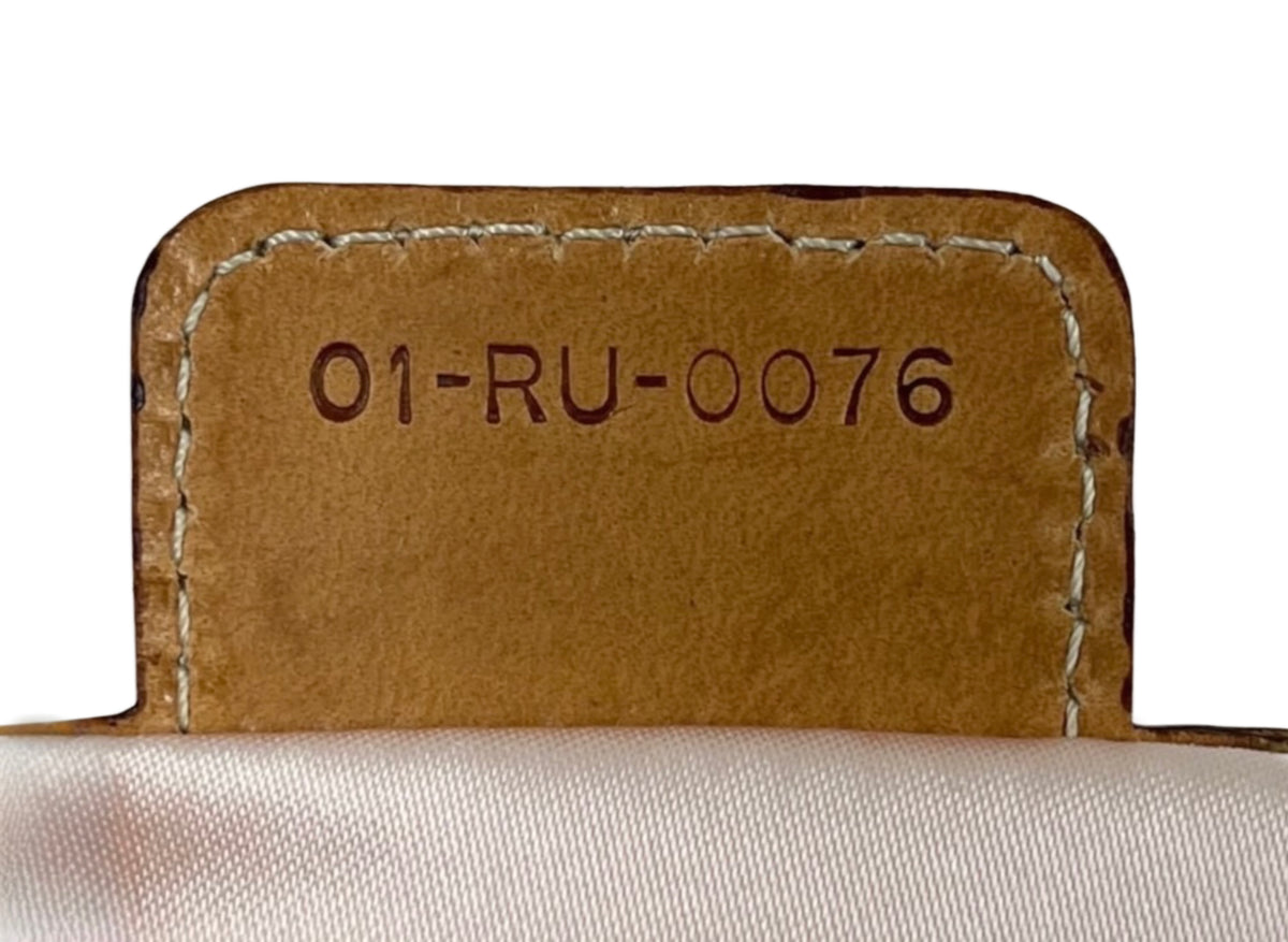 Dior Vintage 2006 Beige Monogram Canvas Romantique Heart Charm Medium Pochette Shoulder Bag