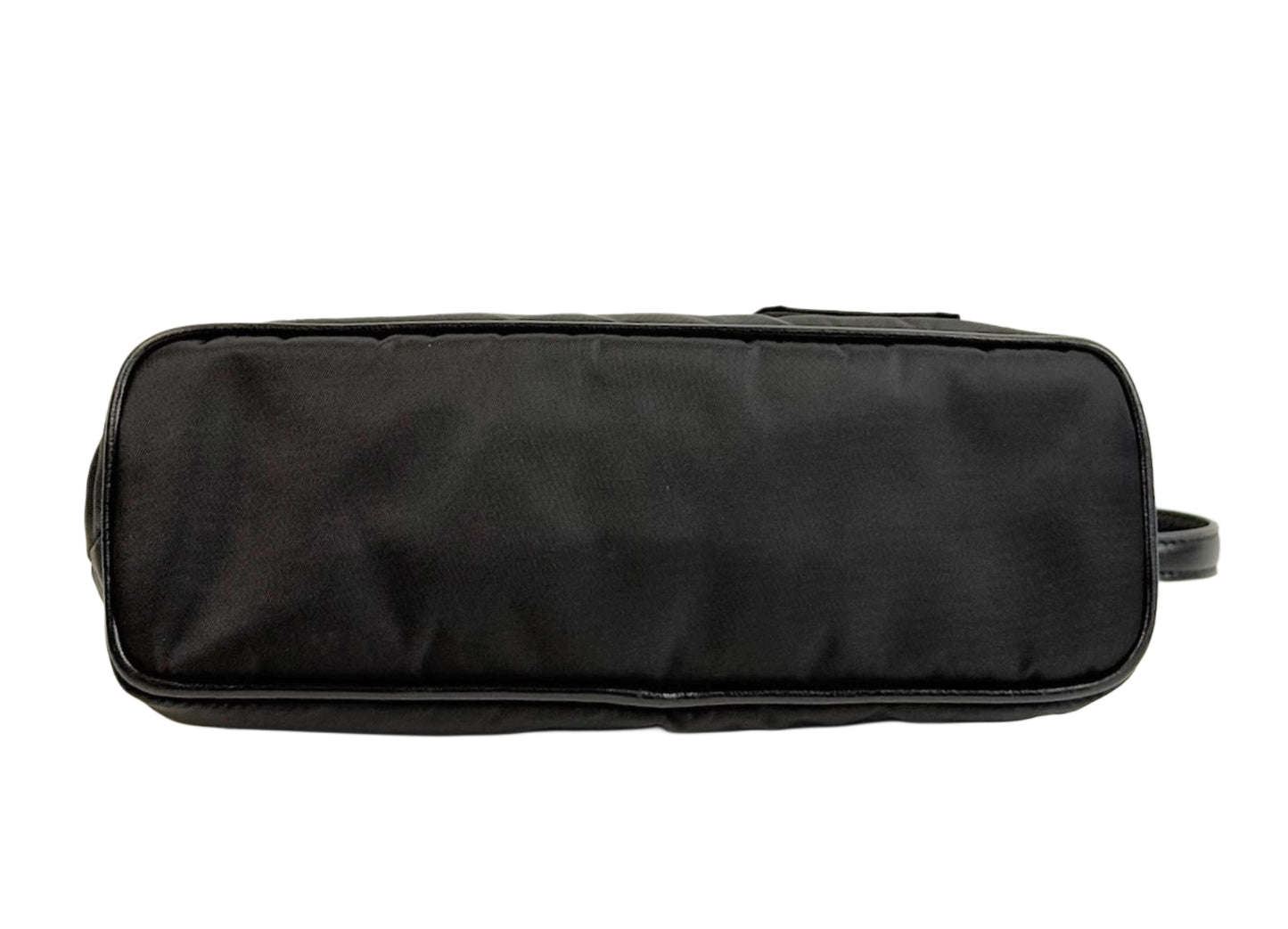 Prada Vintage Black Nylon Bow Mini Shoulder Bag