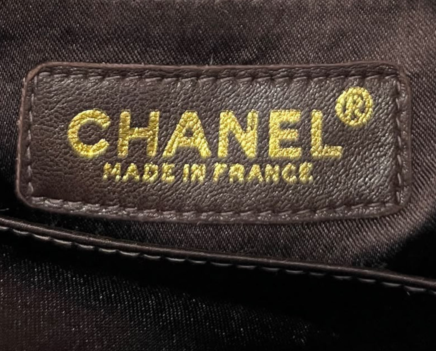 Chanel Vintage 1999 Dark Brown Quilted Satin Mini CC Shoulder Tote Bag with 24K Gold Plated Hardware