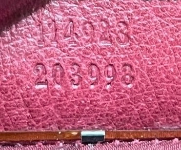 Gucci Vintage Fuchsia GG Monogram Small Horsebit Shoulder Clutch Bag