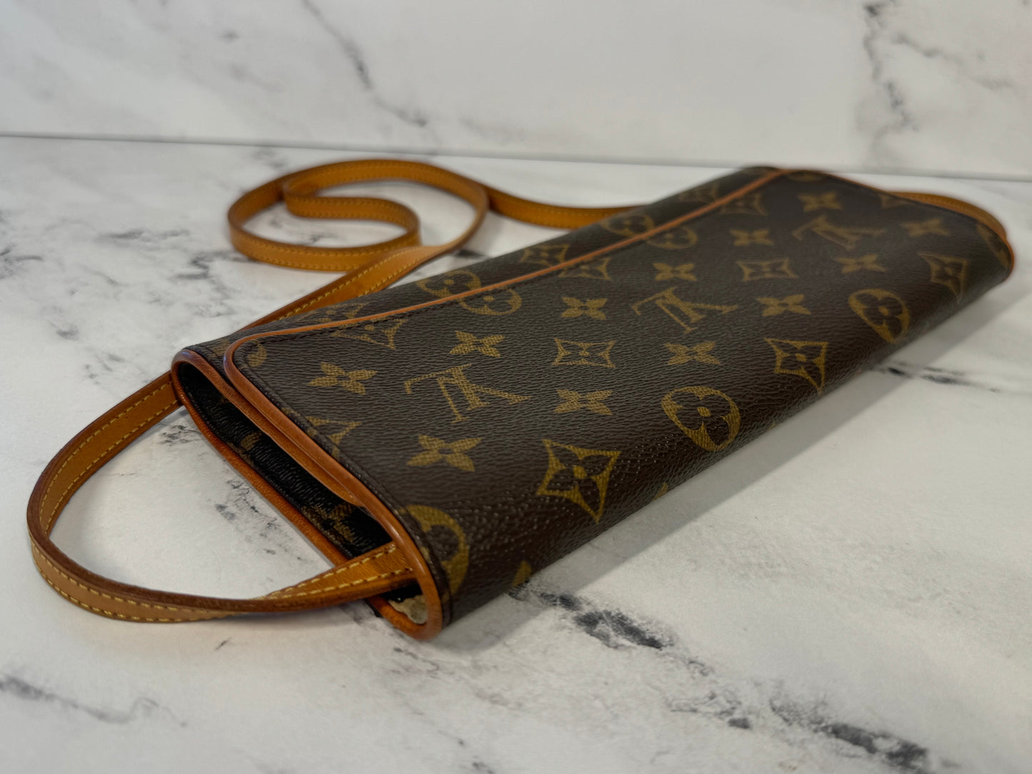 Louis Vuitton Vintage 2000 Monogram Pochette Twin GM Shoulder & Crossbody Bag