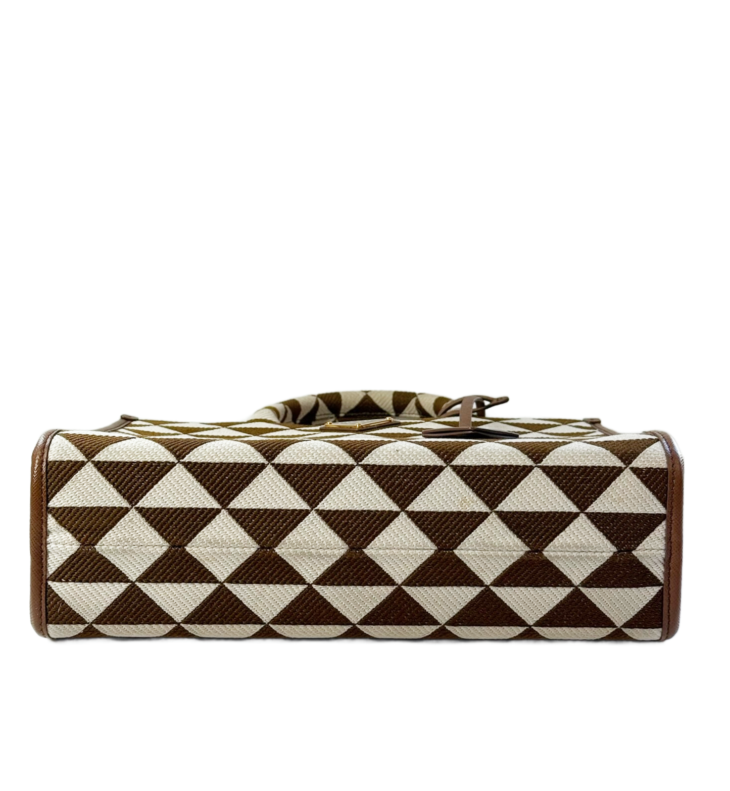 Prada Small Symbole Jacquard 2-Way Tote Bag