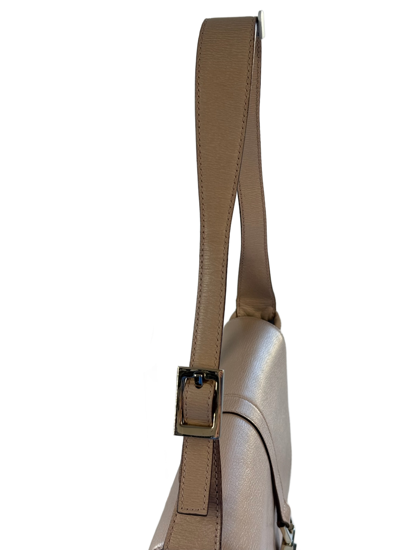 Gucci Vintage Light Pink Leather Shoulder Flap Jackie Bag