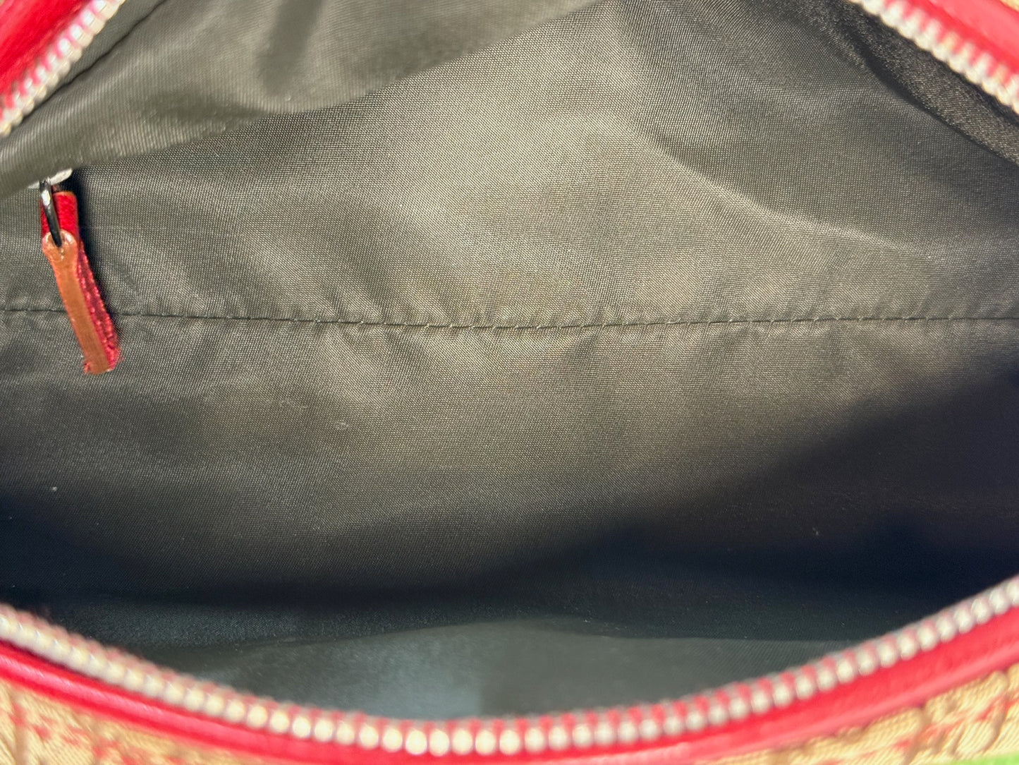 Dior Vintage 2004 Rasta Trotter Monogram Canvas Half Moon Shoulder & Crossbody Bag with Non-Branded Strap