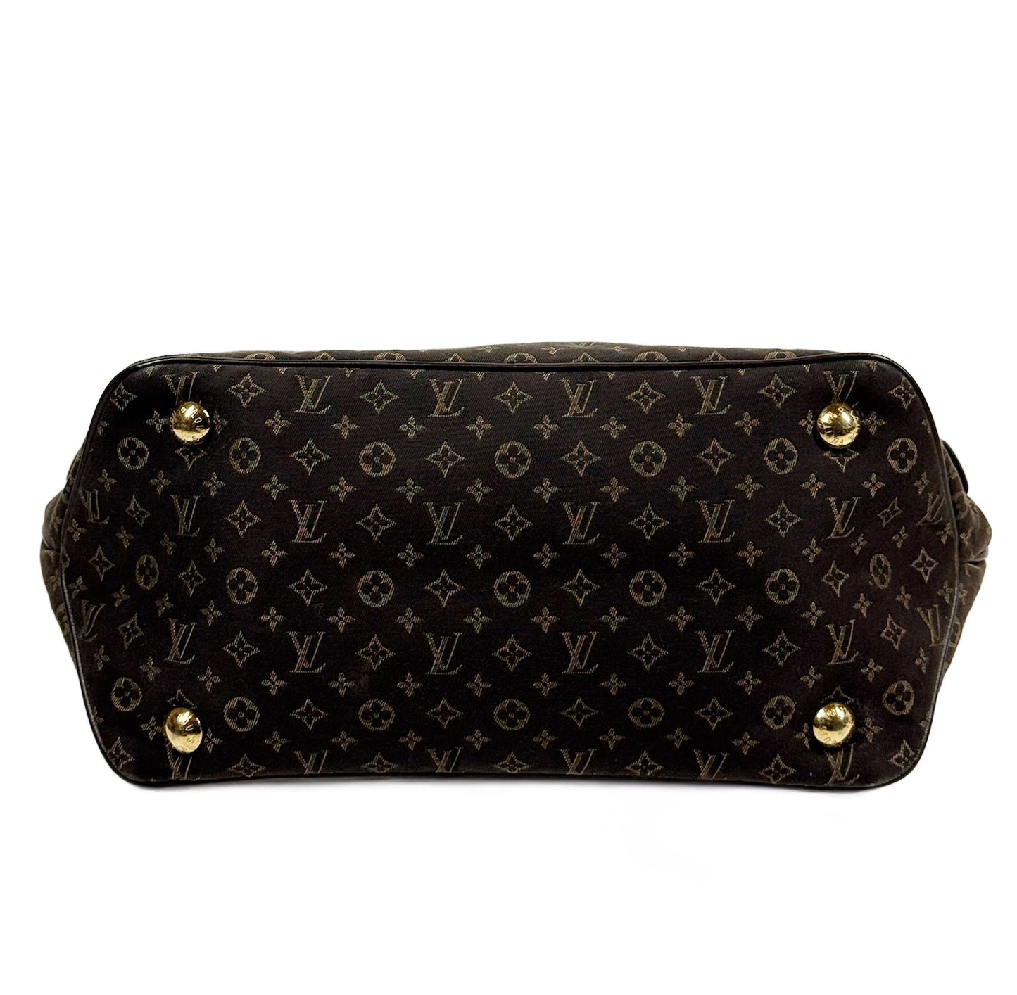 Louis Vuitton 2012 Brown Mini Lin Monogram Ballade Small Hobo Shoulder Bag