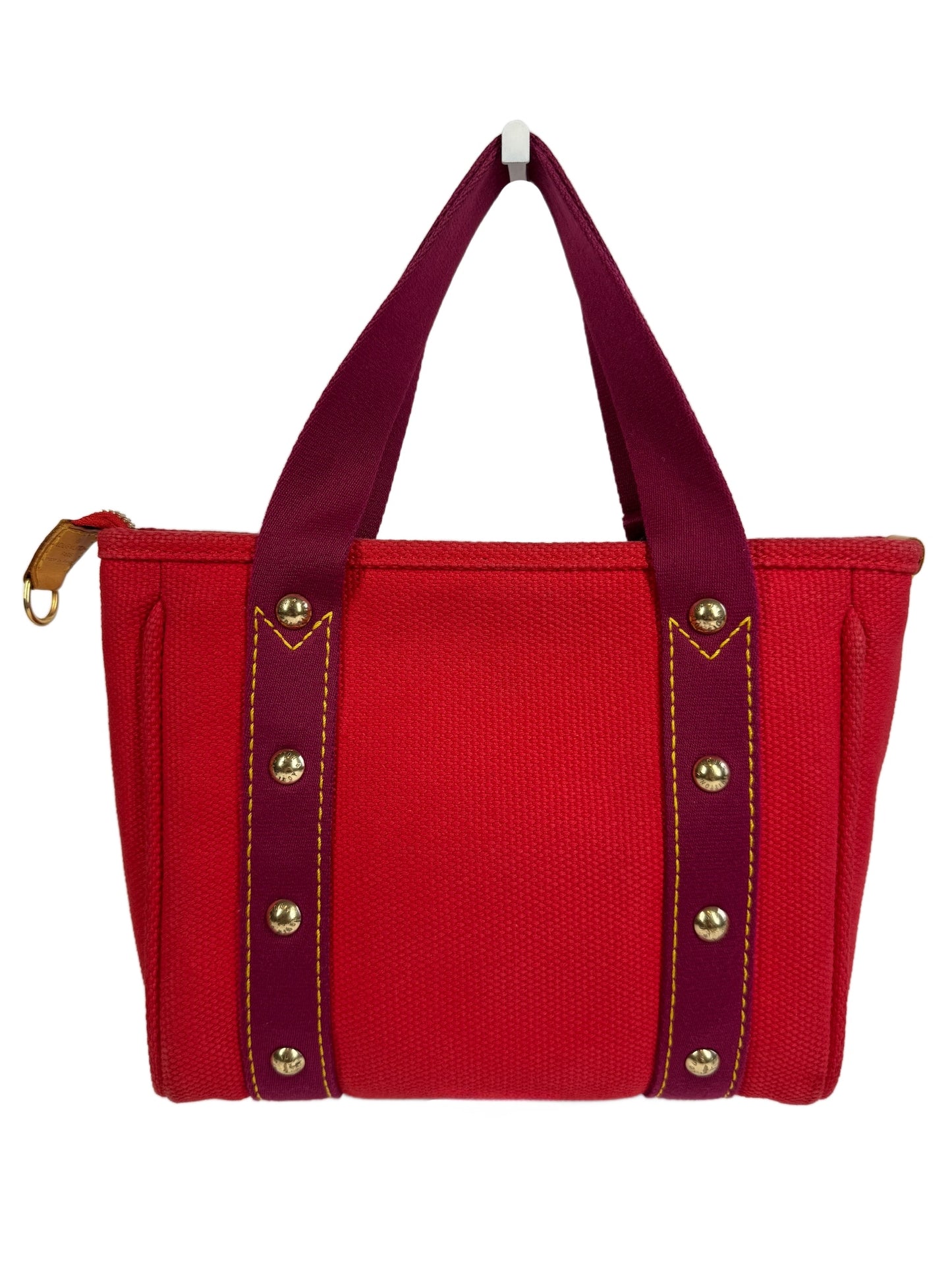 Louis Vuitton Vintage Fuchsia Canvas Antigua Cabas PM Mini Bag