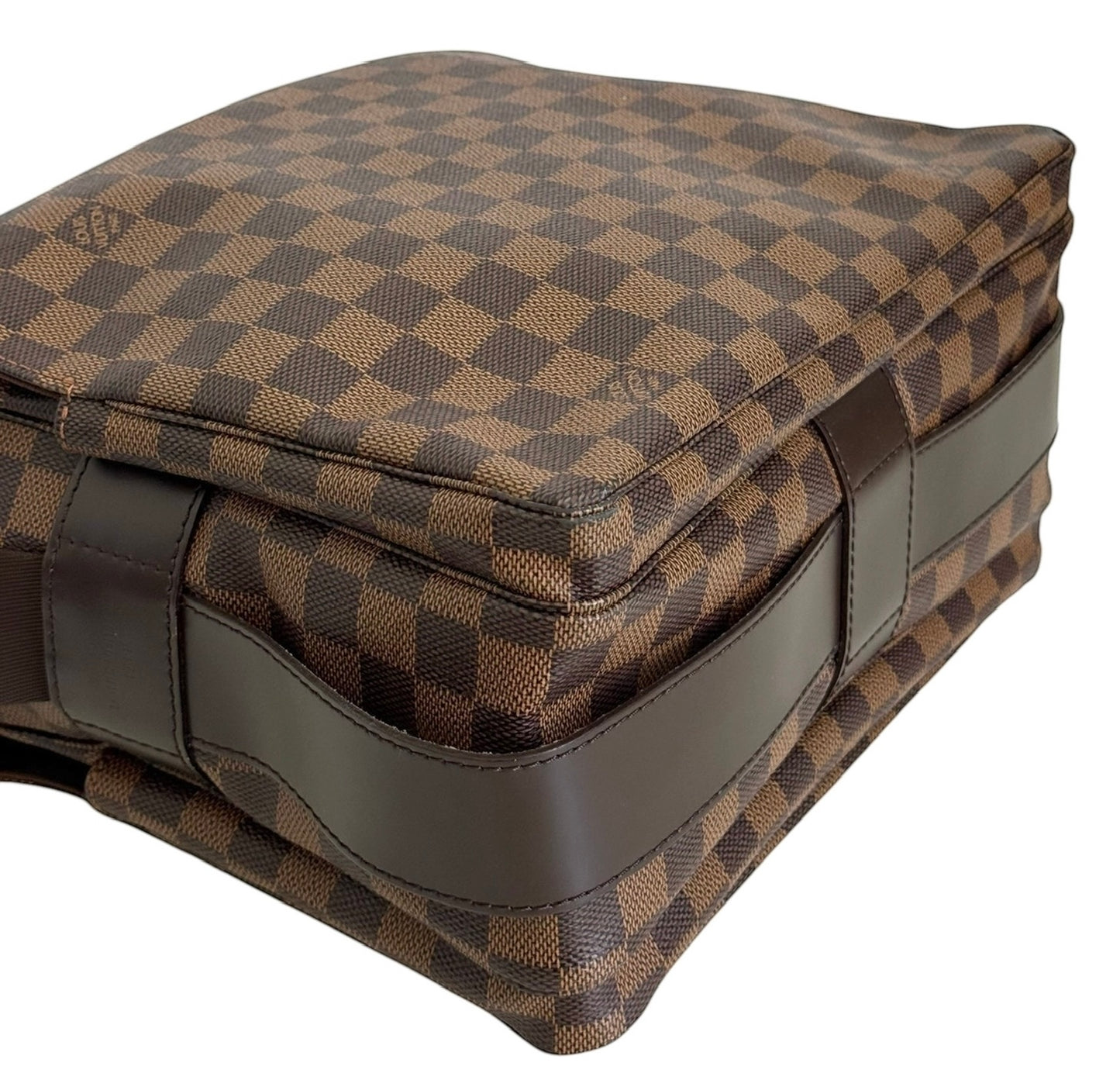 Louis Vuitton 2010 Damier Ebene Naviglio Messenger Bag
