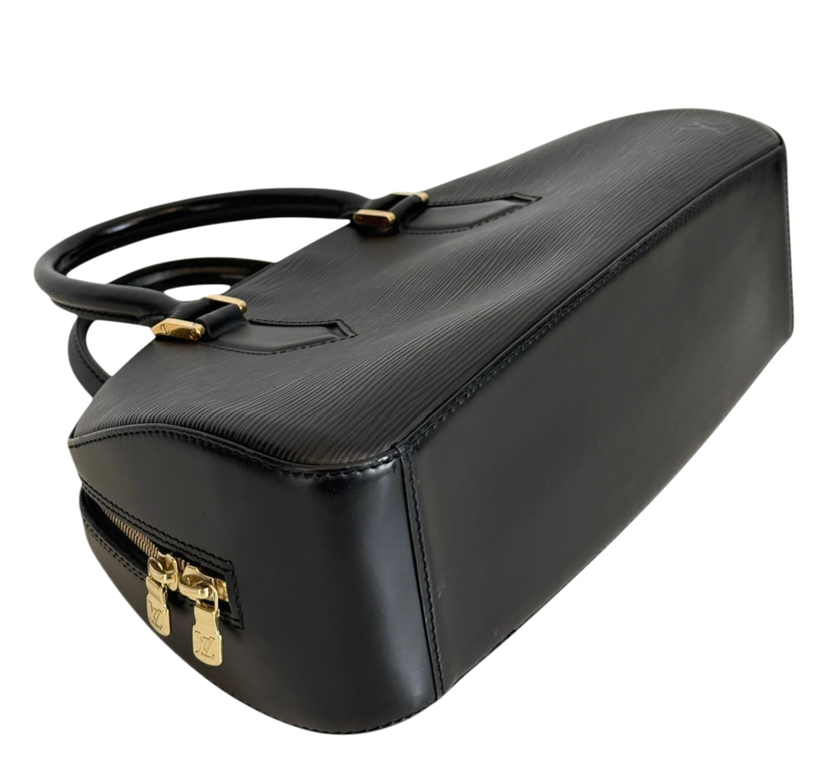 Louis Vuitton Vintage 2002 Black Epi Leather Jasmin Top Handle Bag