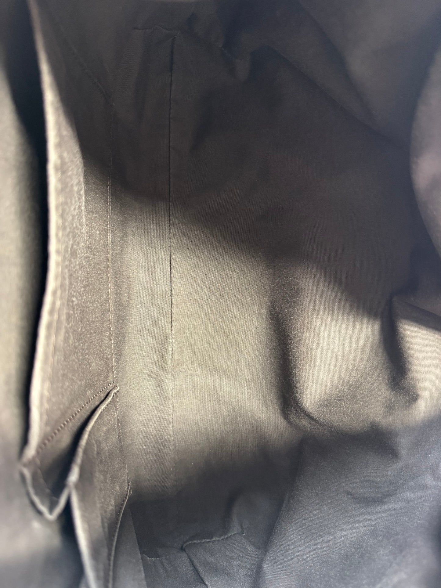 Louis Vuitton Vintage Brown Mini Lin Monogram Manon Hobo Shoulder Bag