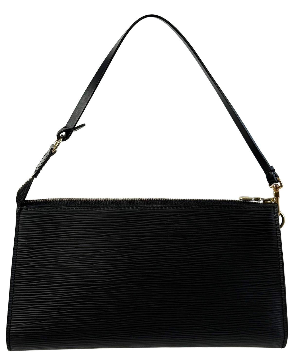 Louis Vuitton Vintage 2002 Noir / Black Epi Leather Pochette Accessoires 24