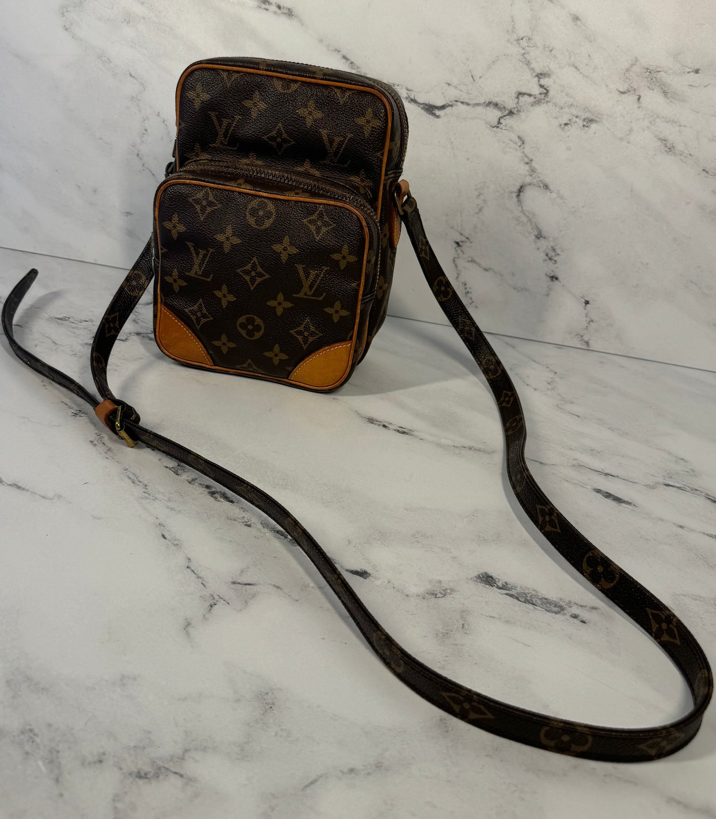 Louis Vuitton Vintage 1984 Monogram Amazon Shoulder Crossbody Bag