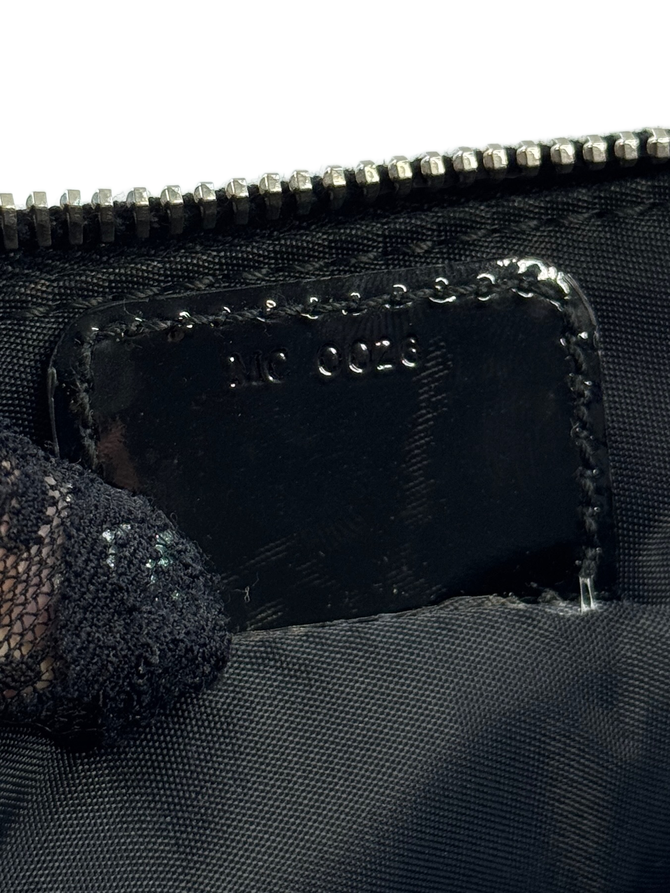 Dior Vintage 2006 Black Diorissimo Monogram Canvas Mini Saddle Bag