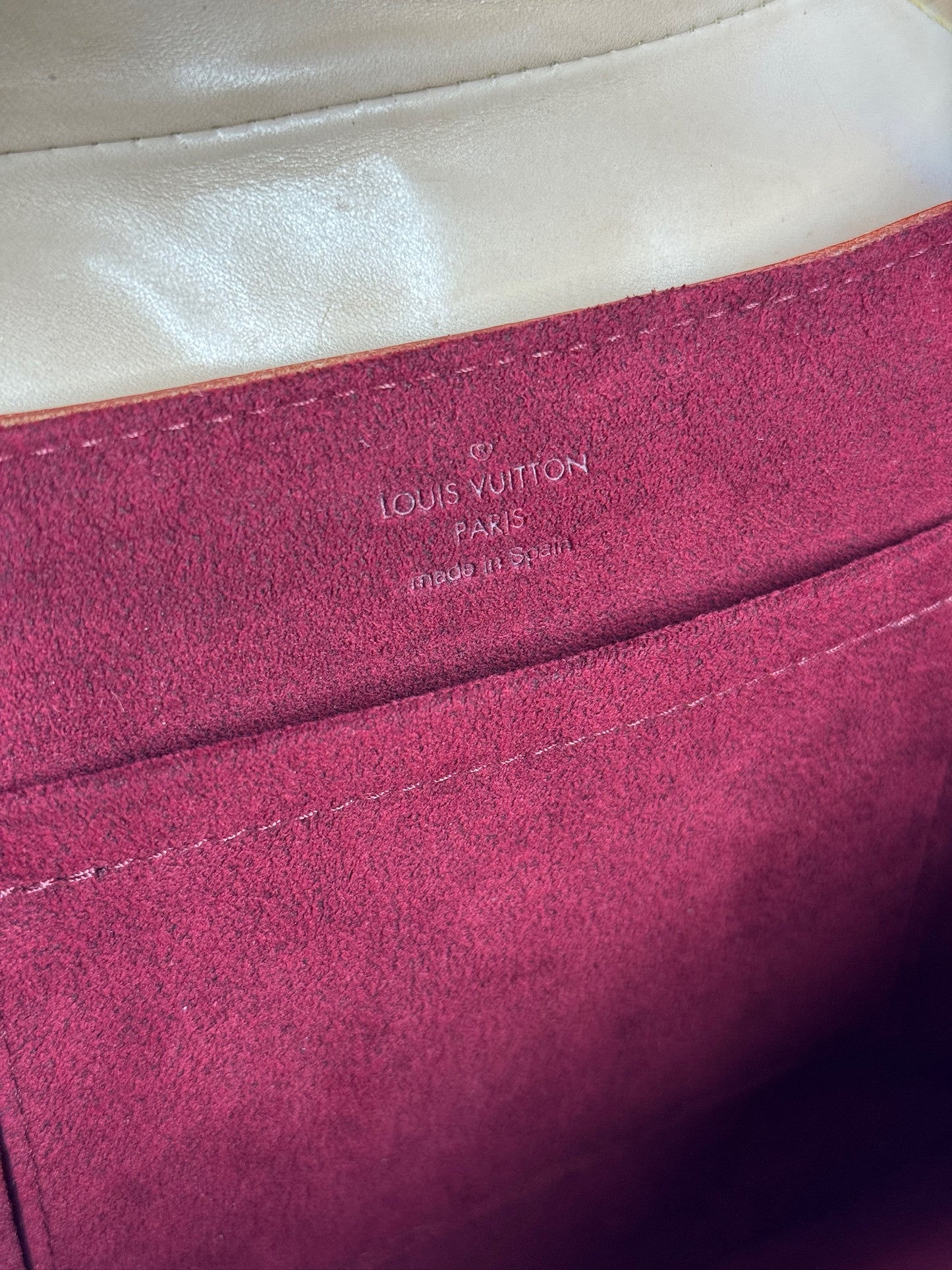 Louis Vuitton Vintage 2004 Takashi Murakami Blanc / White Multicolor Monogram Leonor Shoulder Bag