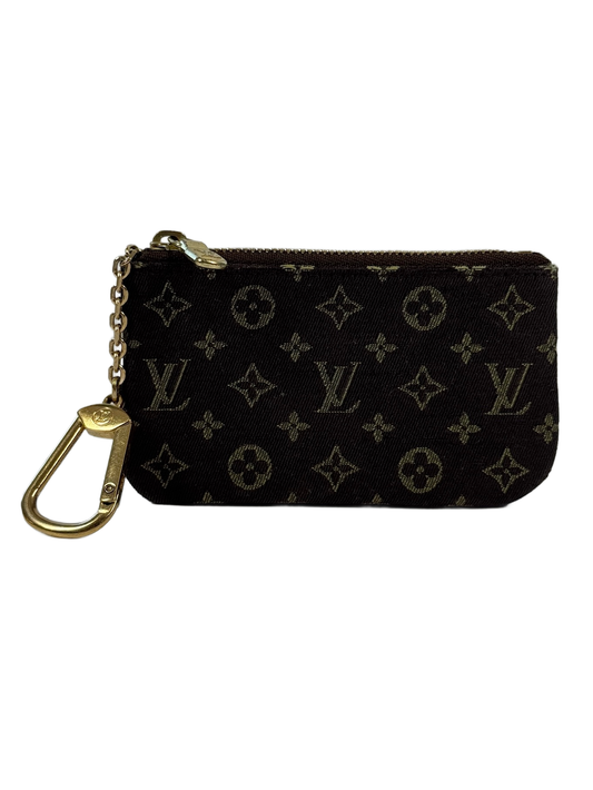 Louis Vuitton Vintage 2007 Mini Lin Monogram Key Cles Chain Pouch