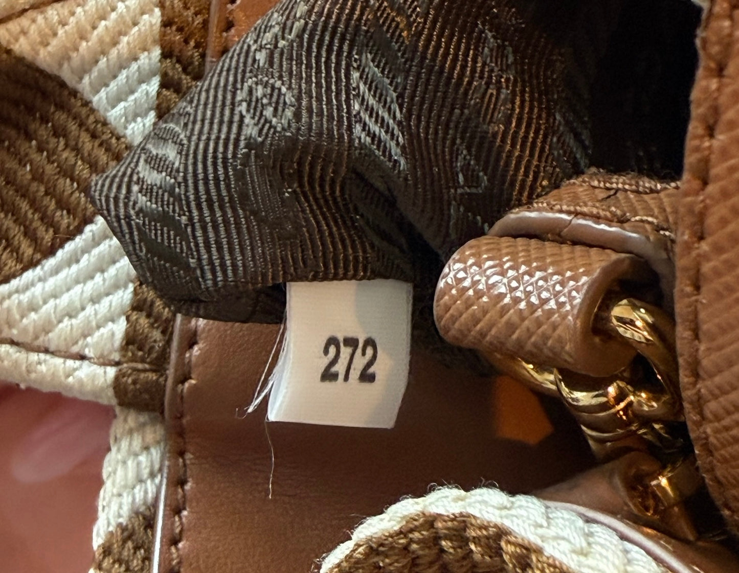 Prada Small Symbole Jacquard 2-Way Tote Bag