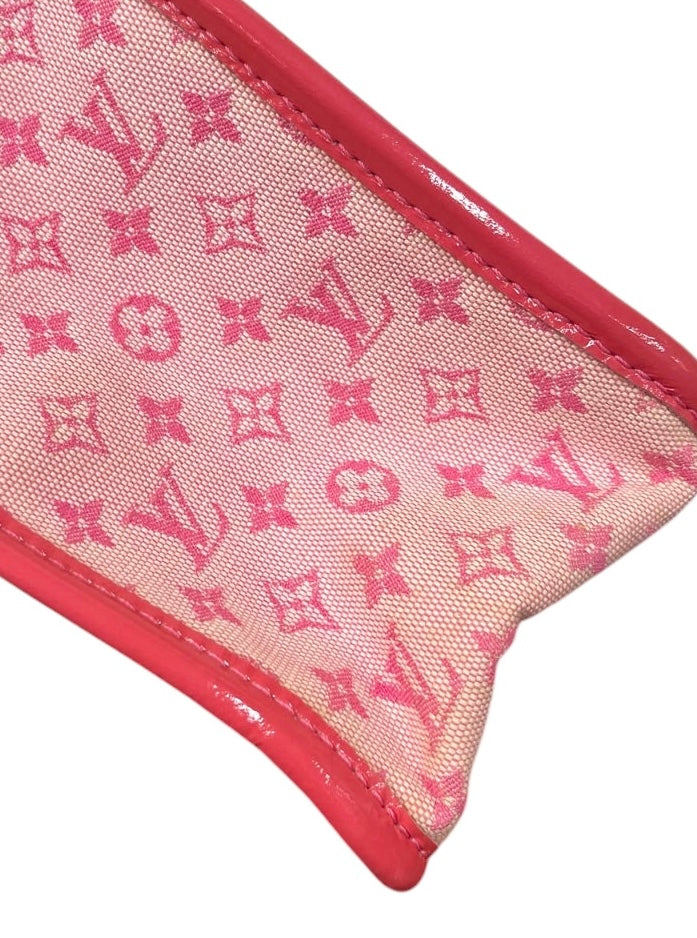 Louis Vuitton Vintage 2004 Pink Mini Lin Monogram Kathleen Shoulder Bag
