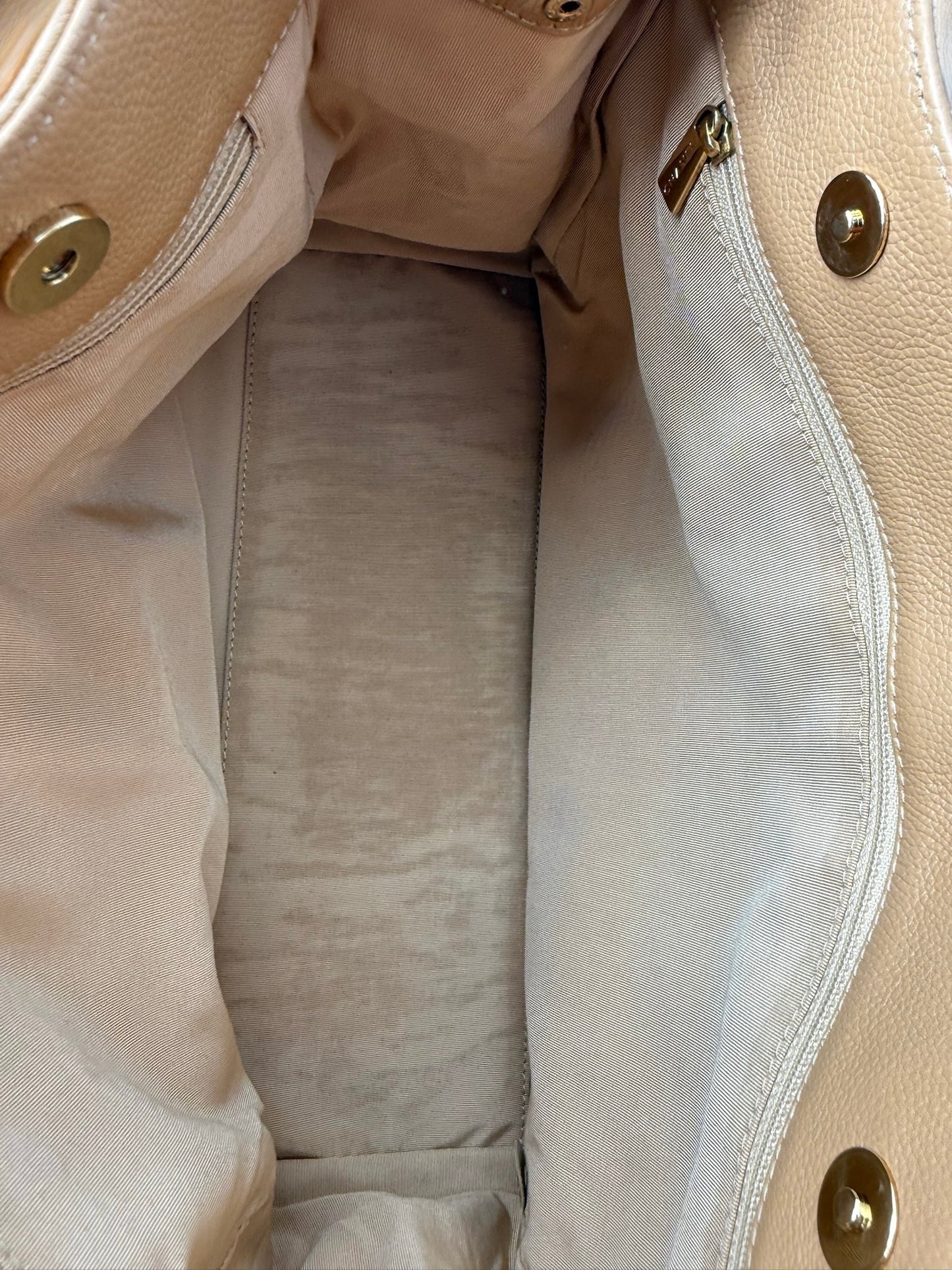 Chanel Vintage 00s Beige Deerskin Medium Cerf Executive Tote with 24K GPHW