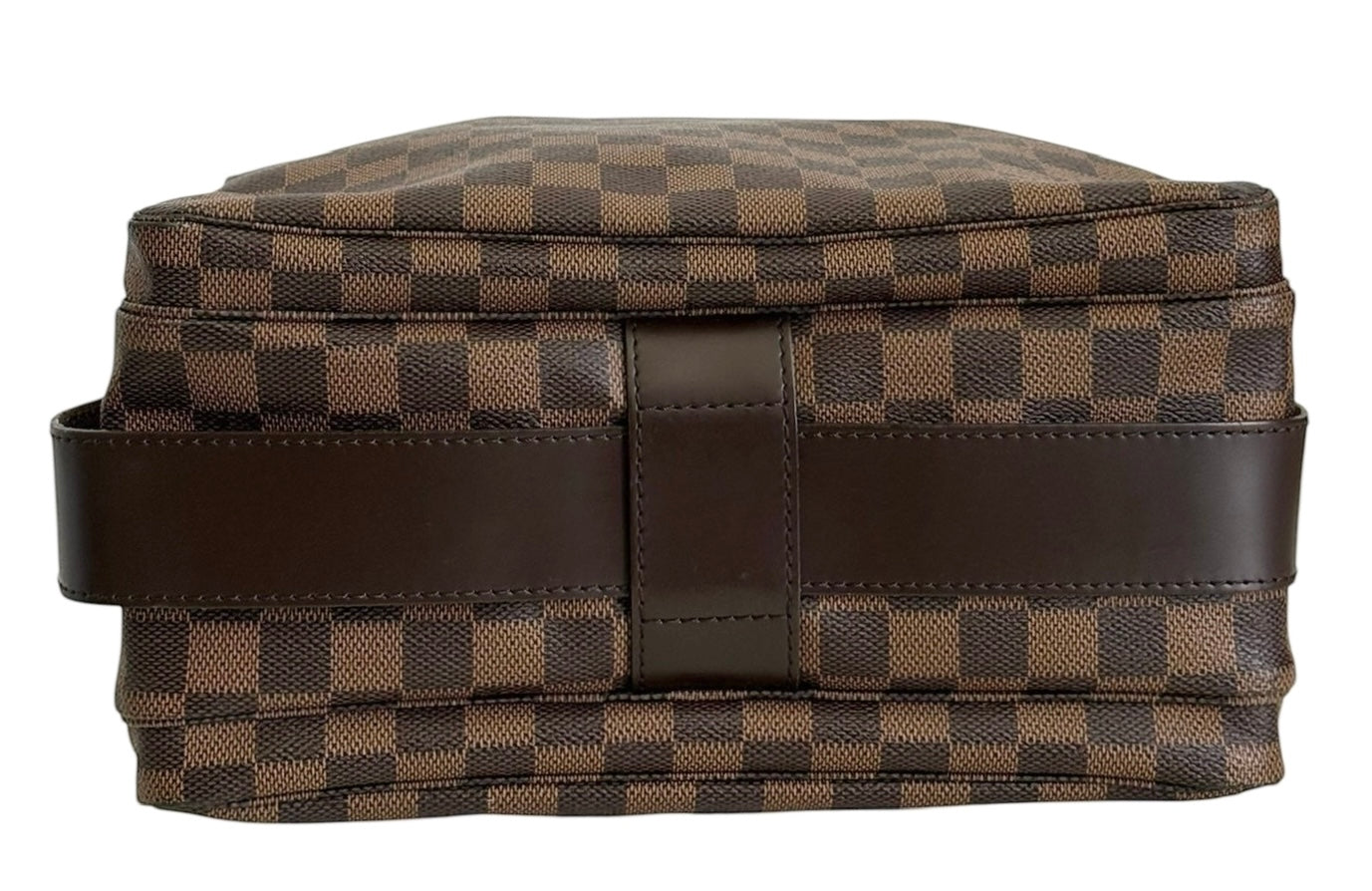 Louis Vuitton 2010 Damier Ebene Naviglio Messenger Bag