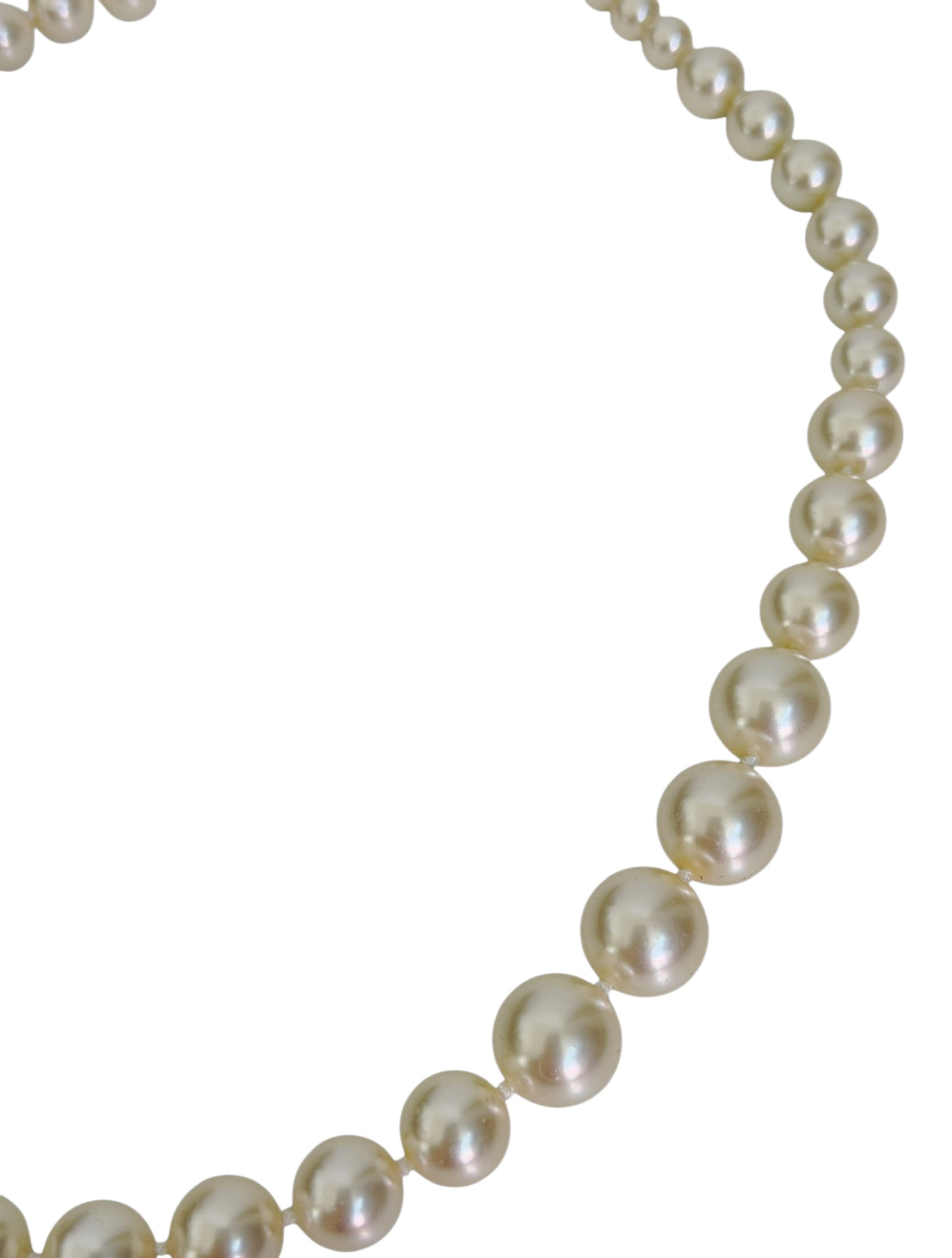 Chanel 2021 Faux Pearl CC Necklace