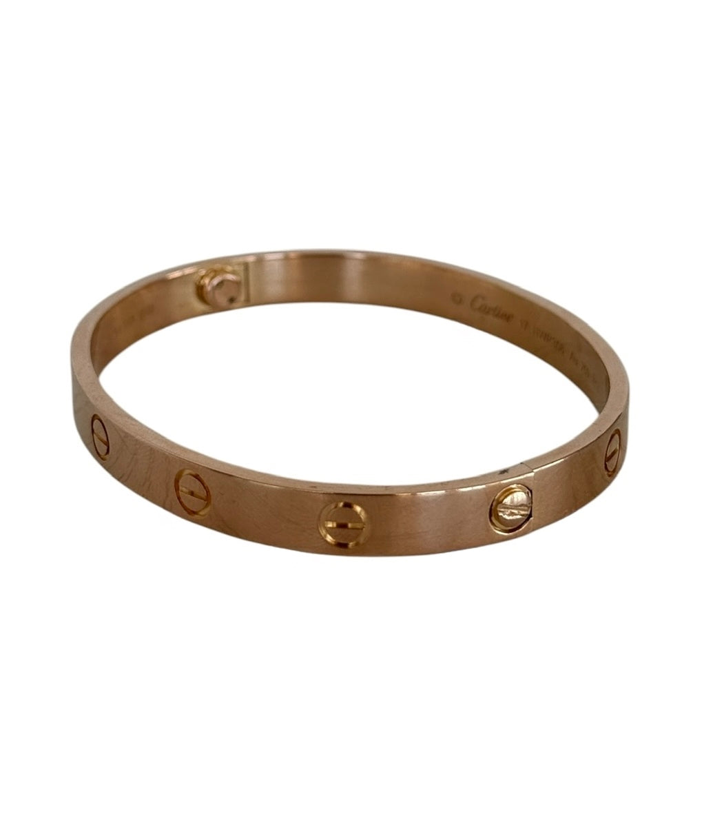 Cartier 2019 Classic Love Bracelet in 18K Rose Gold - 17 cm