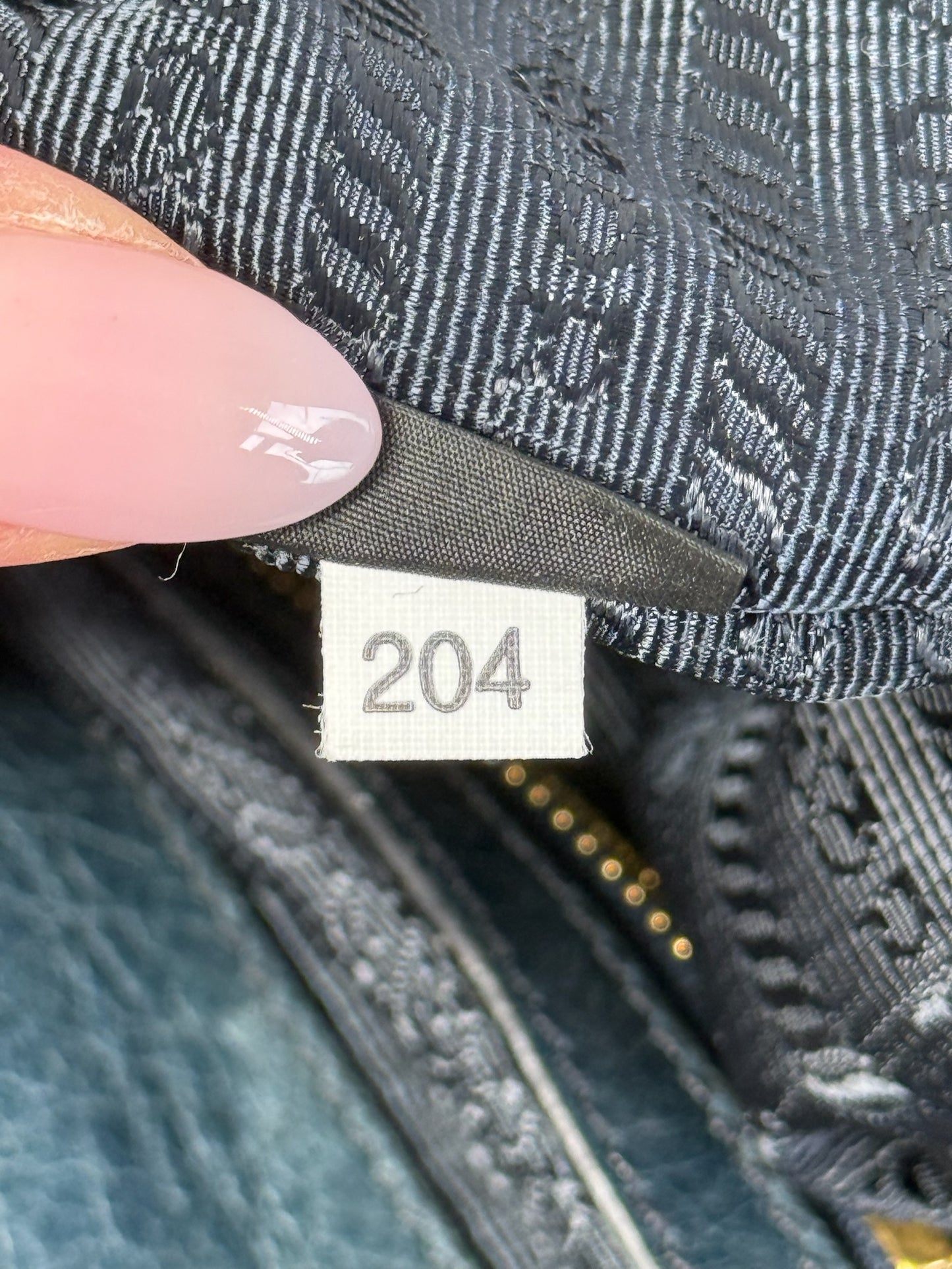 Prada Vintage Midnight Blue Crinkled Calfskin Leather Top 2-Way Hobo Shoulder Bag