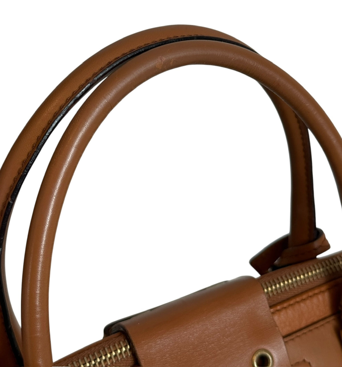 Dior Vintage 2002 Light Brown Grained Calfskin Street Chic Top Handle Bag