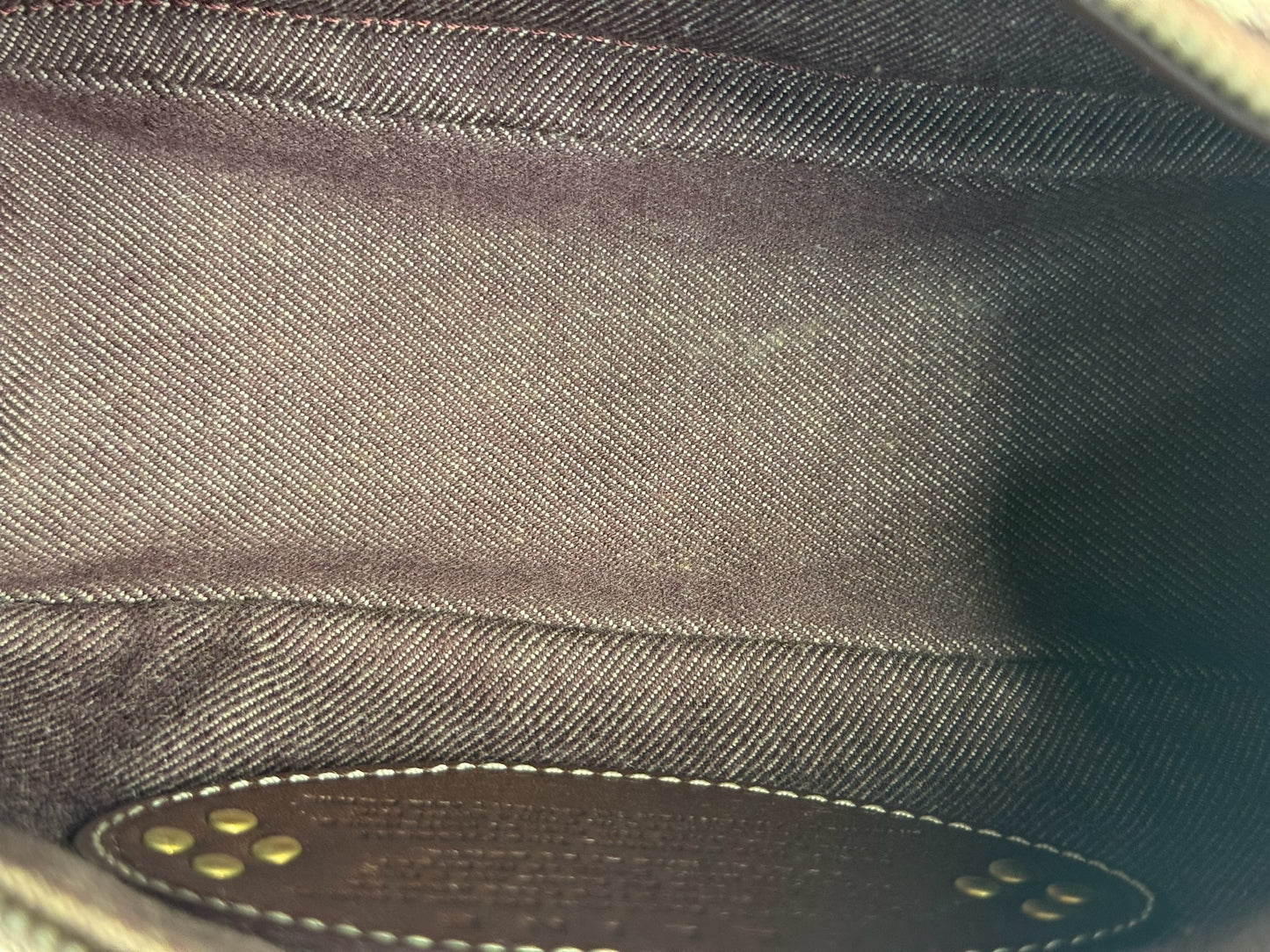 Celine Vintage Burgundy Triomphe Monogram Canvas Shoulder Pochette Bag