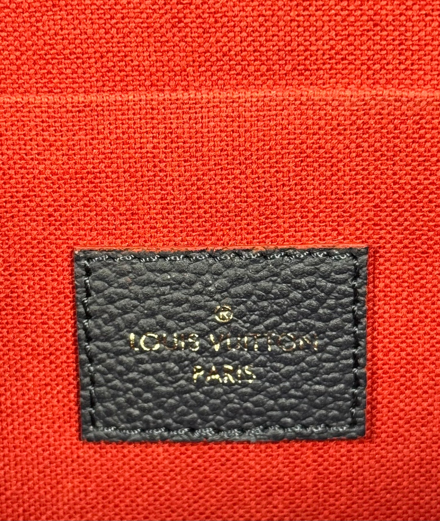 Louis Vuitton Marine Rouge Monogram Empreinte Leather Félicie Pochette