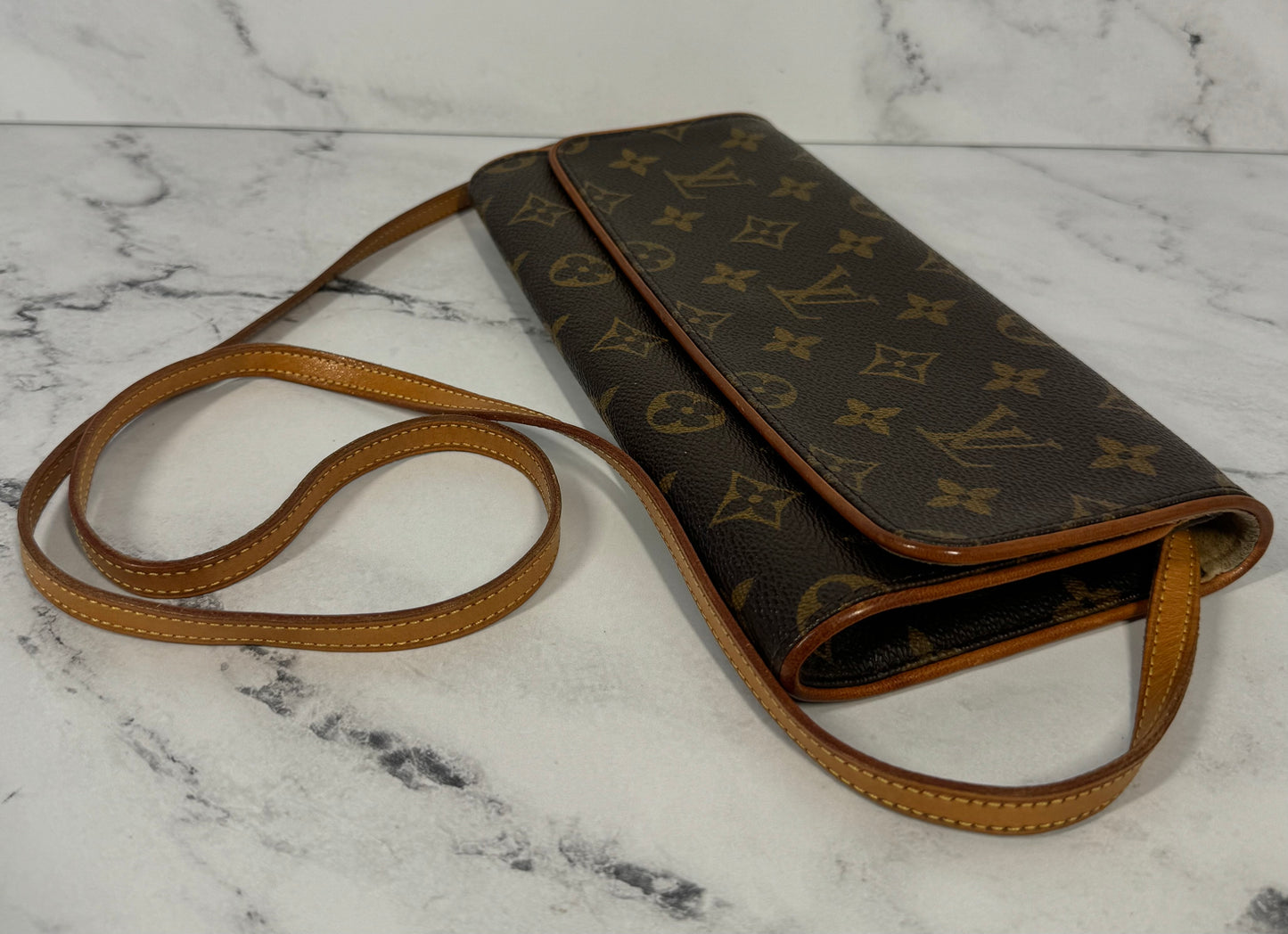 Louis Vuitton Vintage 2000 Monogram Pochette Twin GM Shoulder & Crossbody Bag