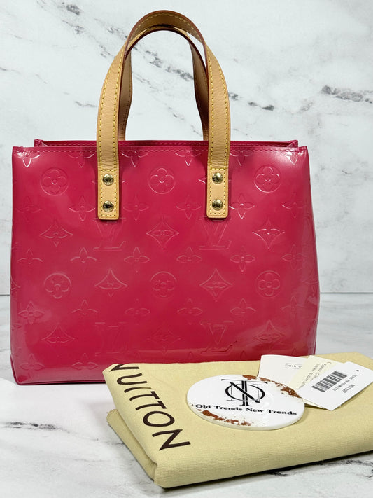 Louis Vuitton Vintage 2005 Framboise Pink Monogram Vernis Reade PM