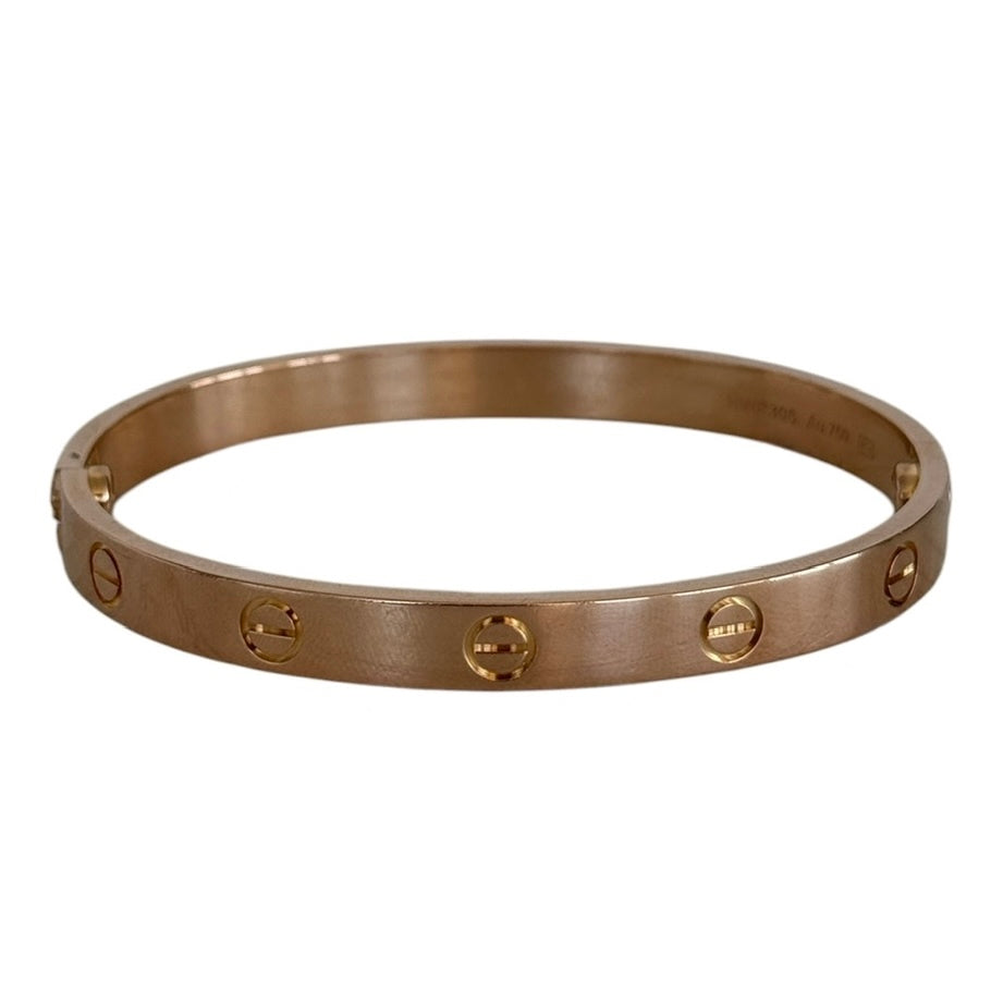 Cartier 2019 Classic Love Bracelet in 18K Rose Gold - 17 cm