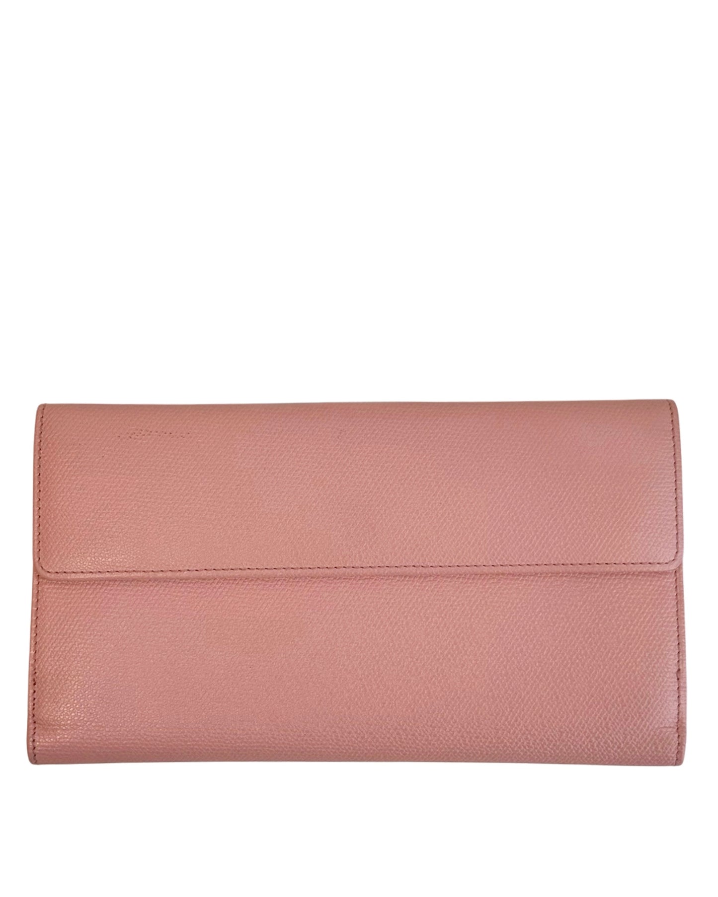 Chanel Vintage 2004 Pink Caviar Gold CC Snap Bifold Wallet