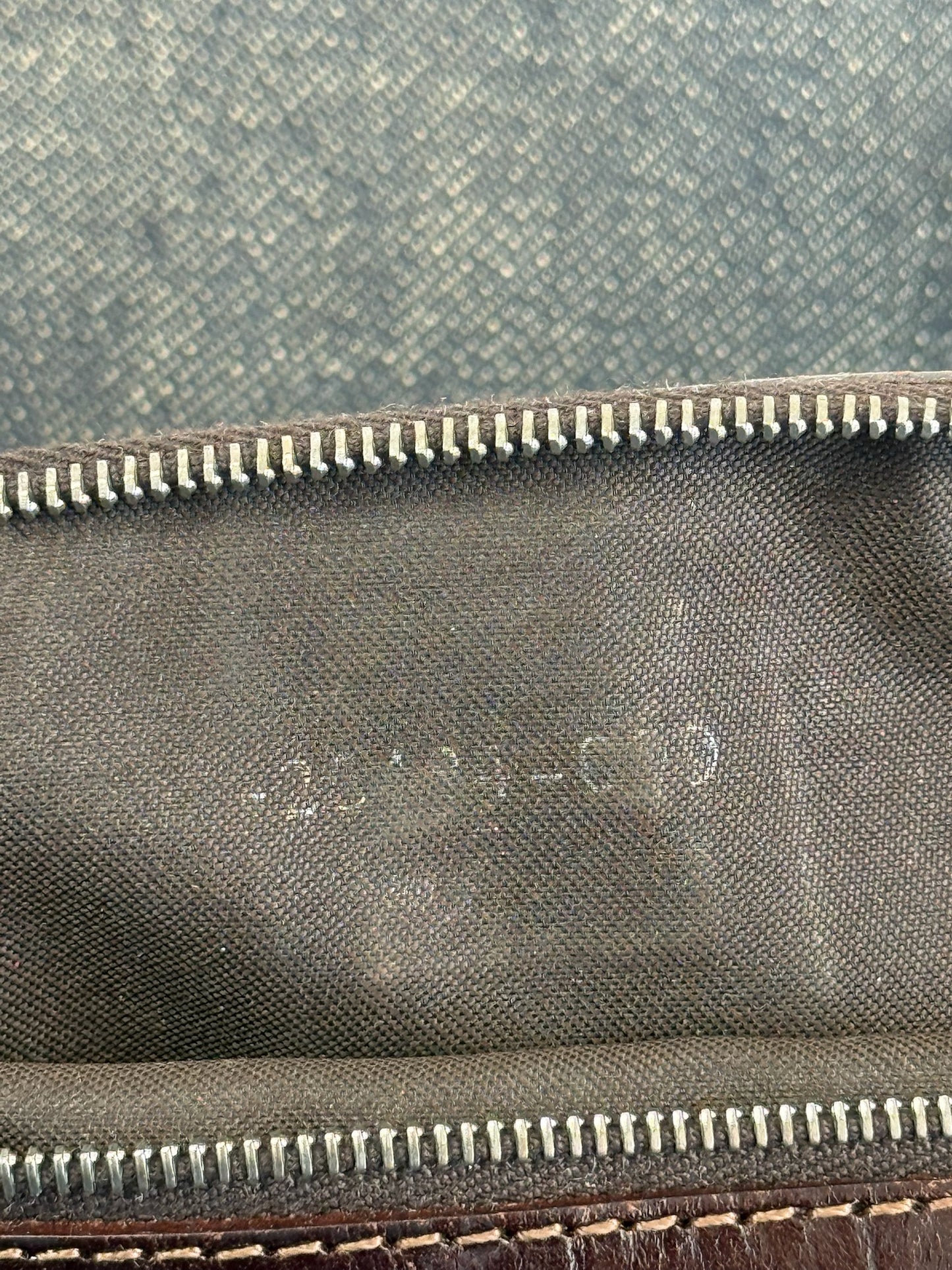 Fendi Vintage Blue Denim Classic Shoulder Baguette Bag