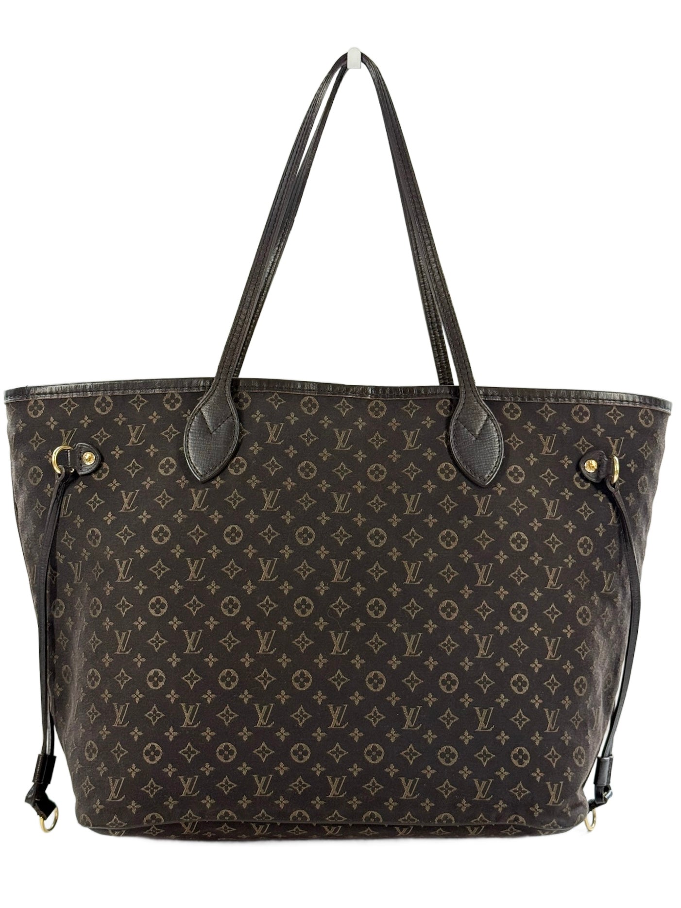 Louis Vuitton 2012 Brown Mini Lin Monogram Canvas Neverfull MM