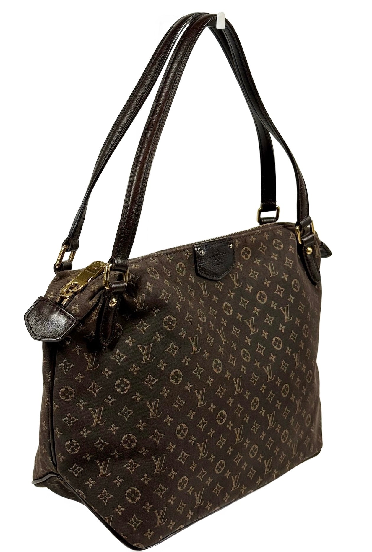 Louis Vuitton 2012 Brown Mini Lin Monogram Ballade Small Hobo Shoulder Bag